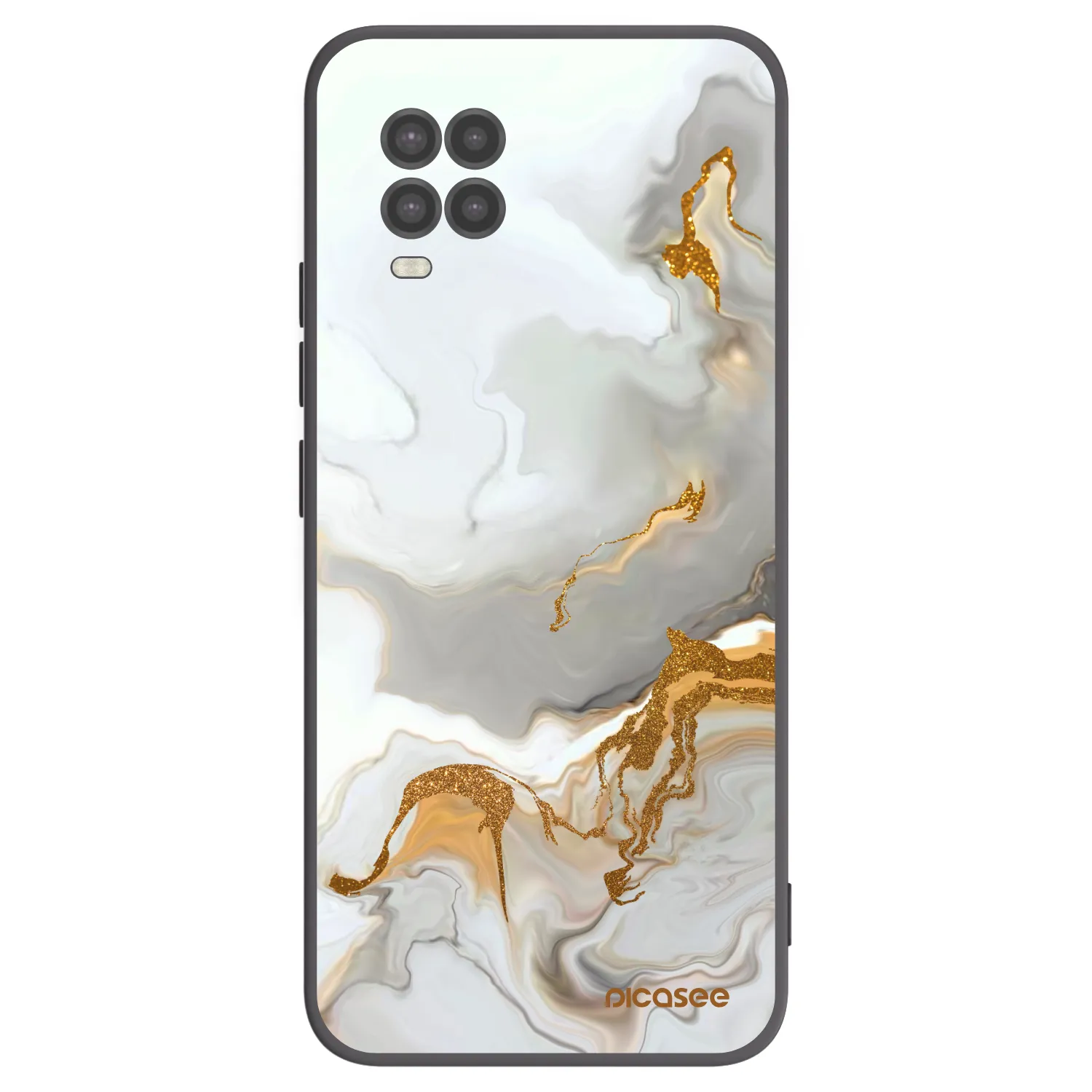 Picasee crna silikonska maskica za Xiaomi Mi 10 Lite - Her