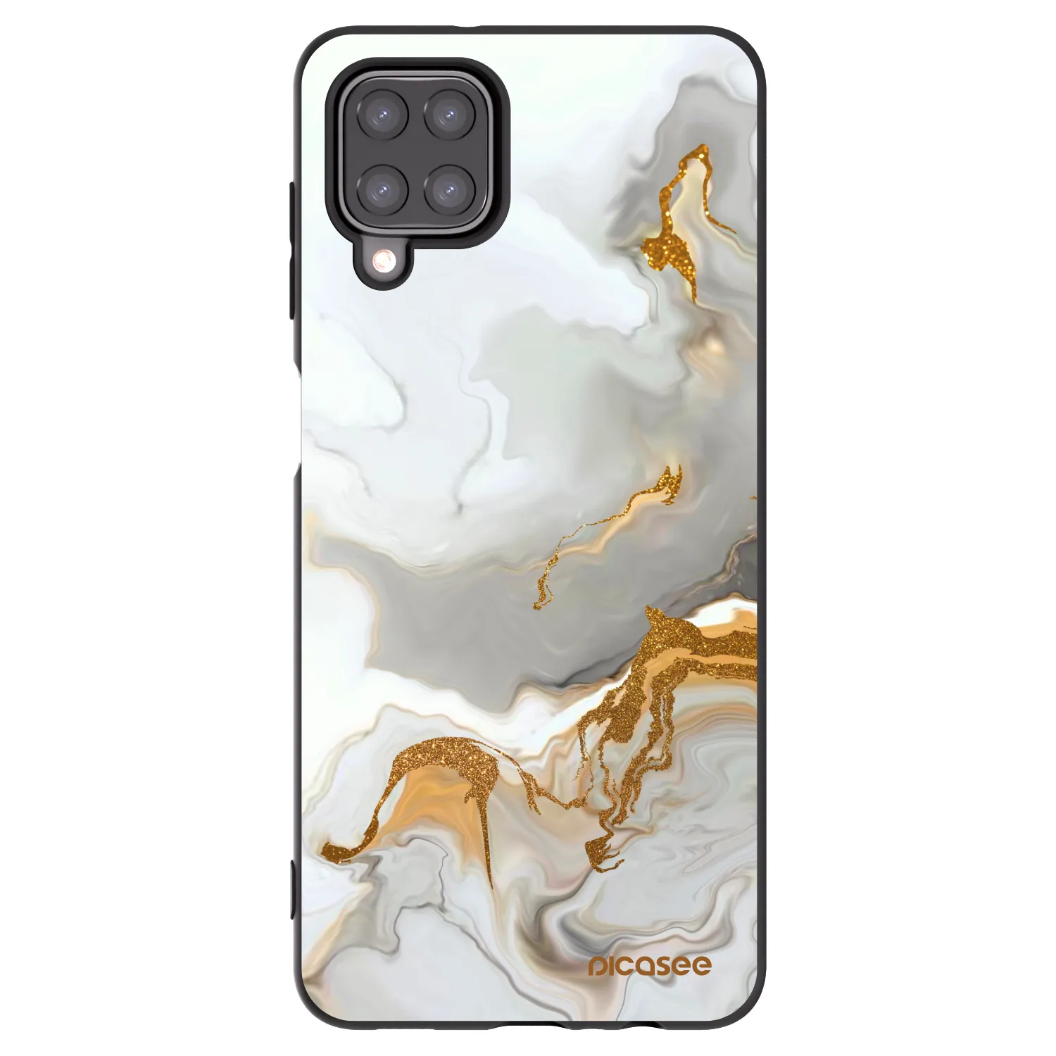 Picasee crna silikonska maskica za Samsung Galaxy A12 A125F - Her