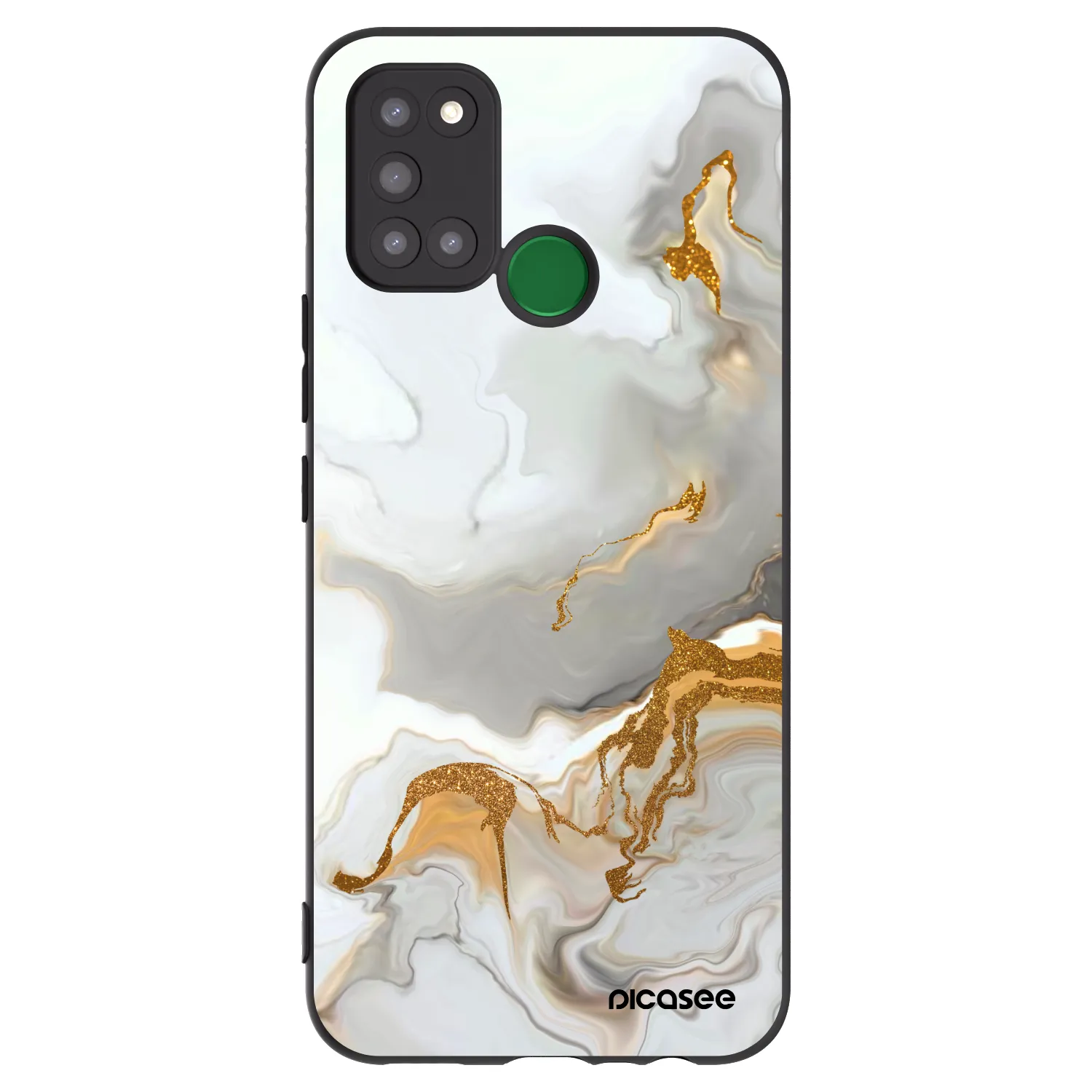 Picasee crna silikonska maskica za Realme 7i - Her