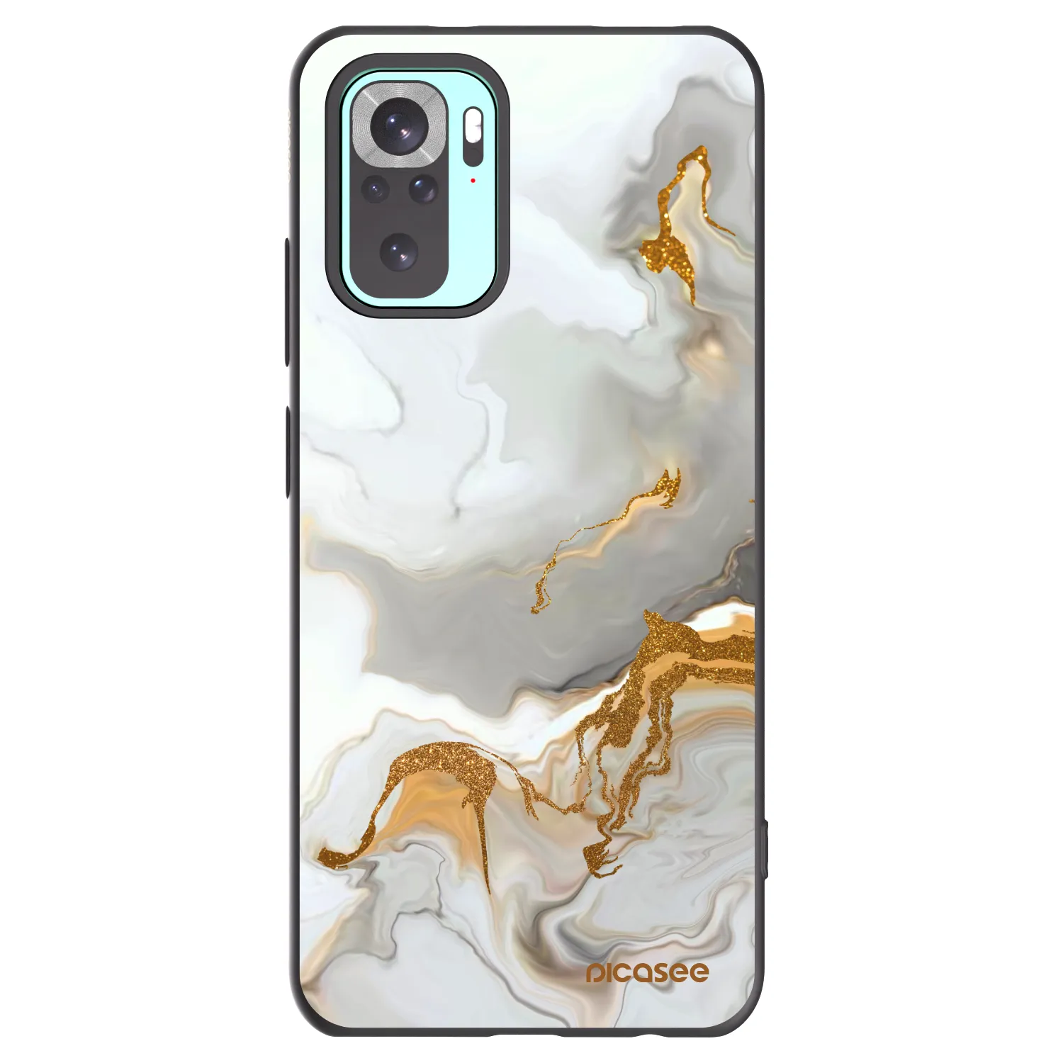 Picasee crna silikonska maskica za Xiaomi Redmi Note 10 Pro - Her