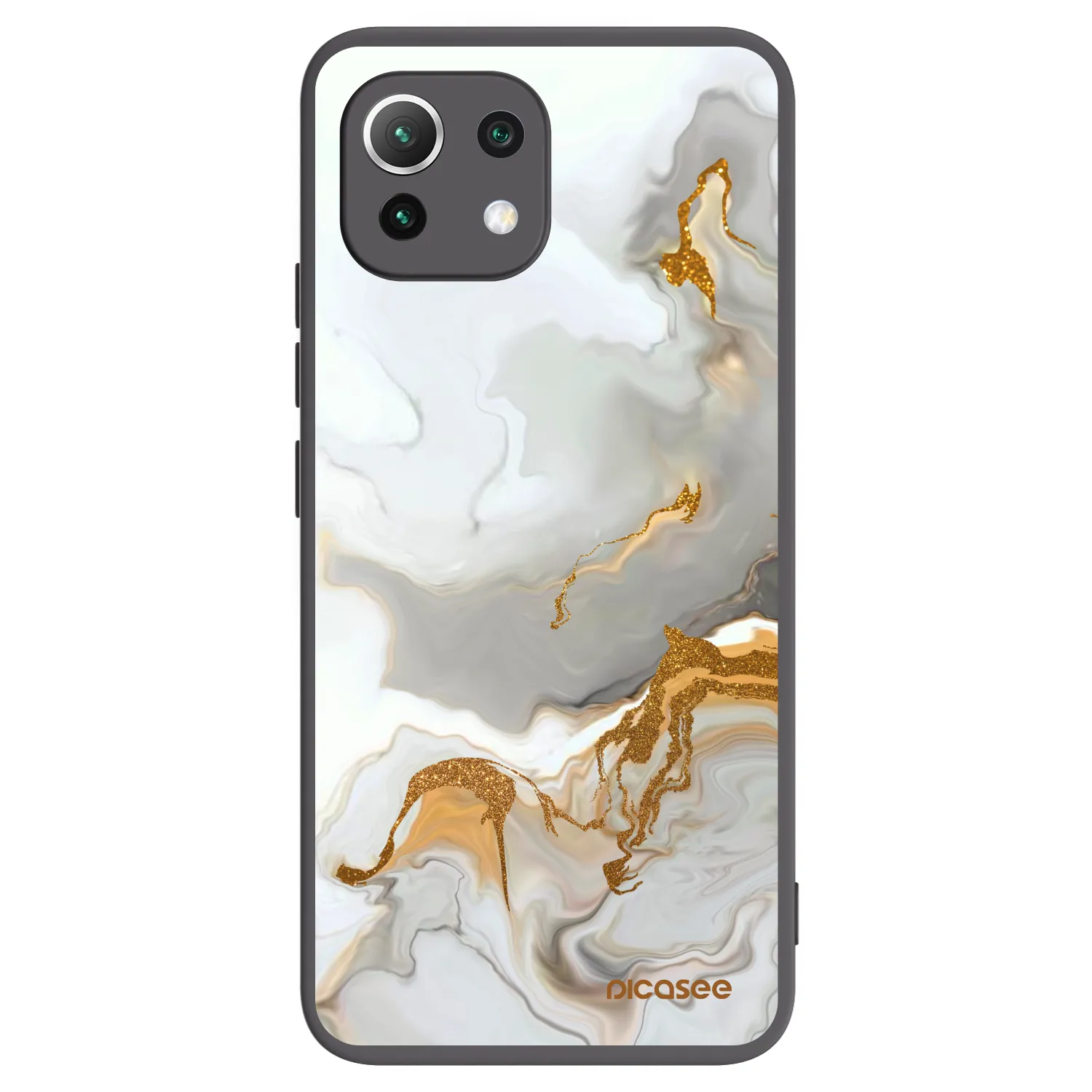 Picasee crna silikonska maskica za Xiaomi Mi 11 Lite - Her
