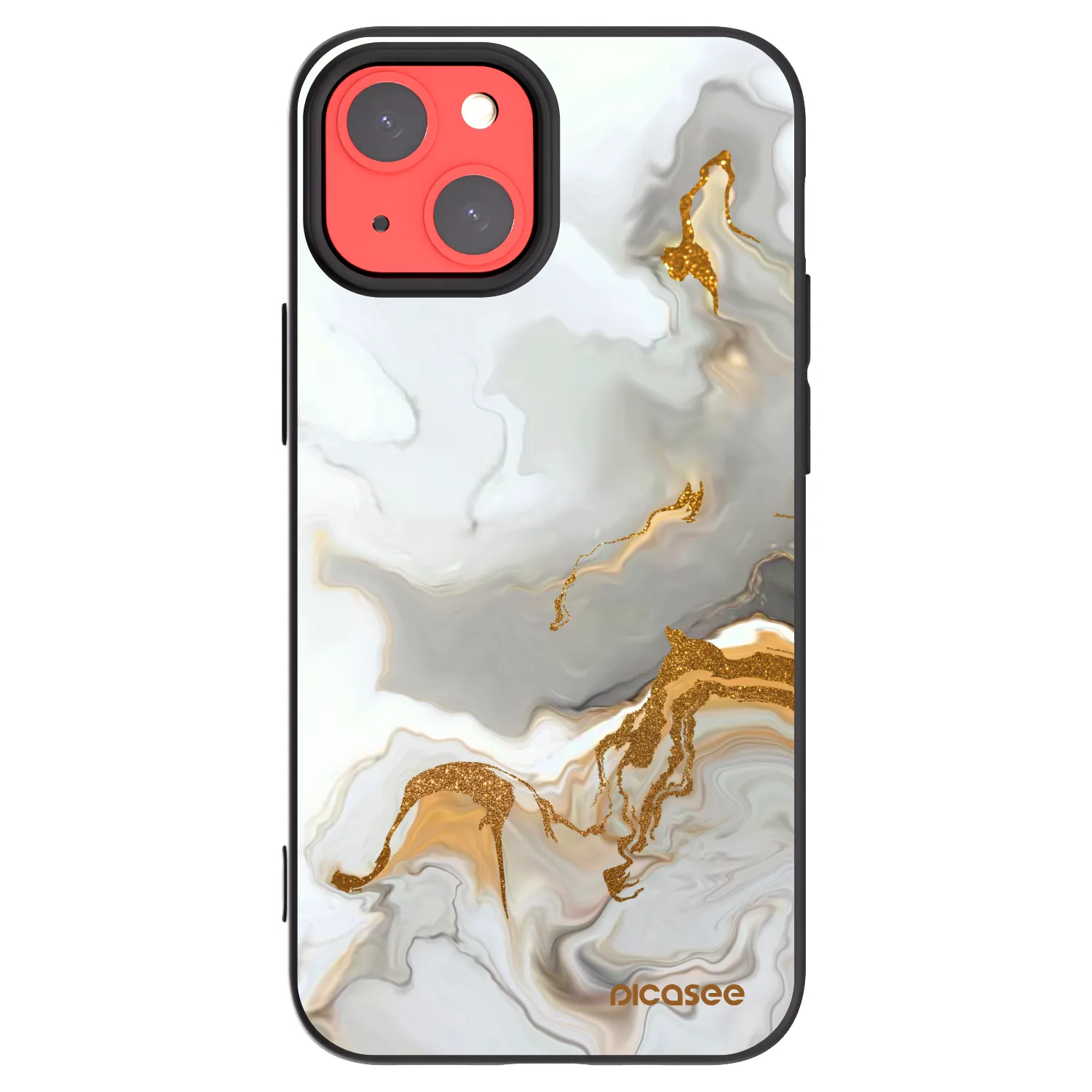Picasee crna silikonska maskica za Apple iPhone 13 mini - Her