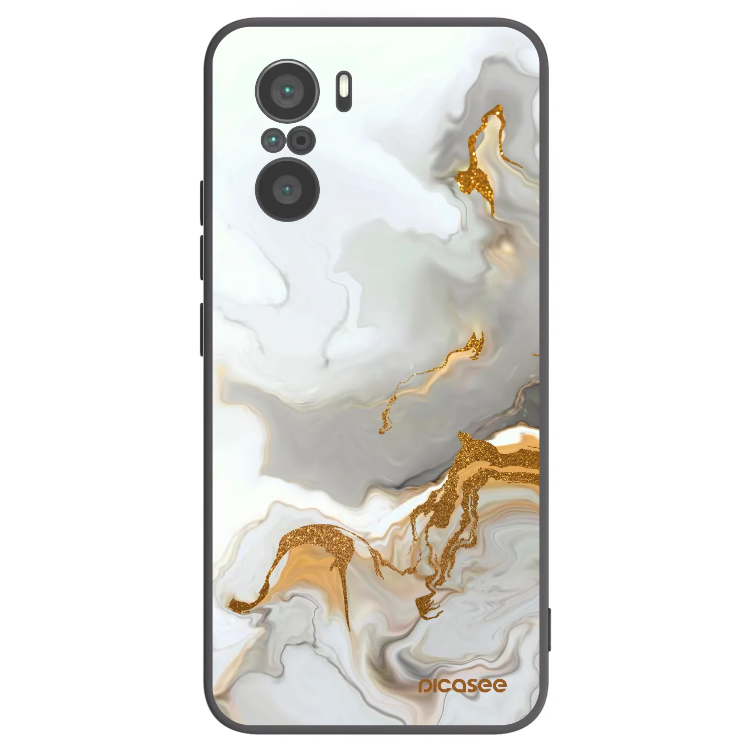 Picasee crna silikonska maskica za Xiaomi Poco F3 - Her