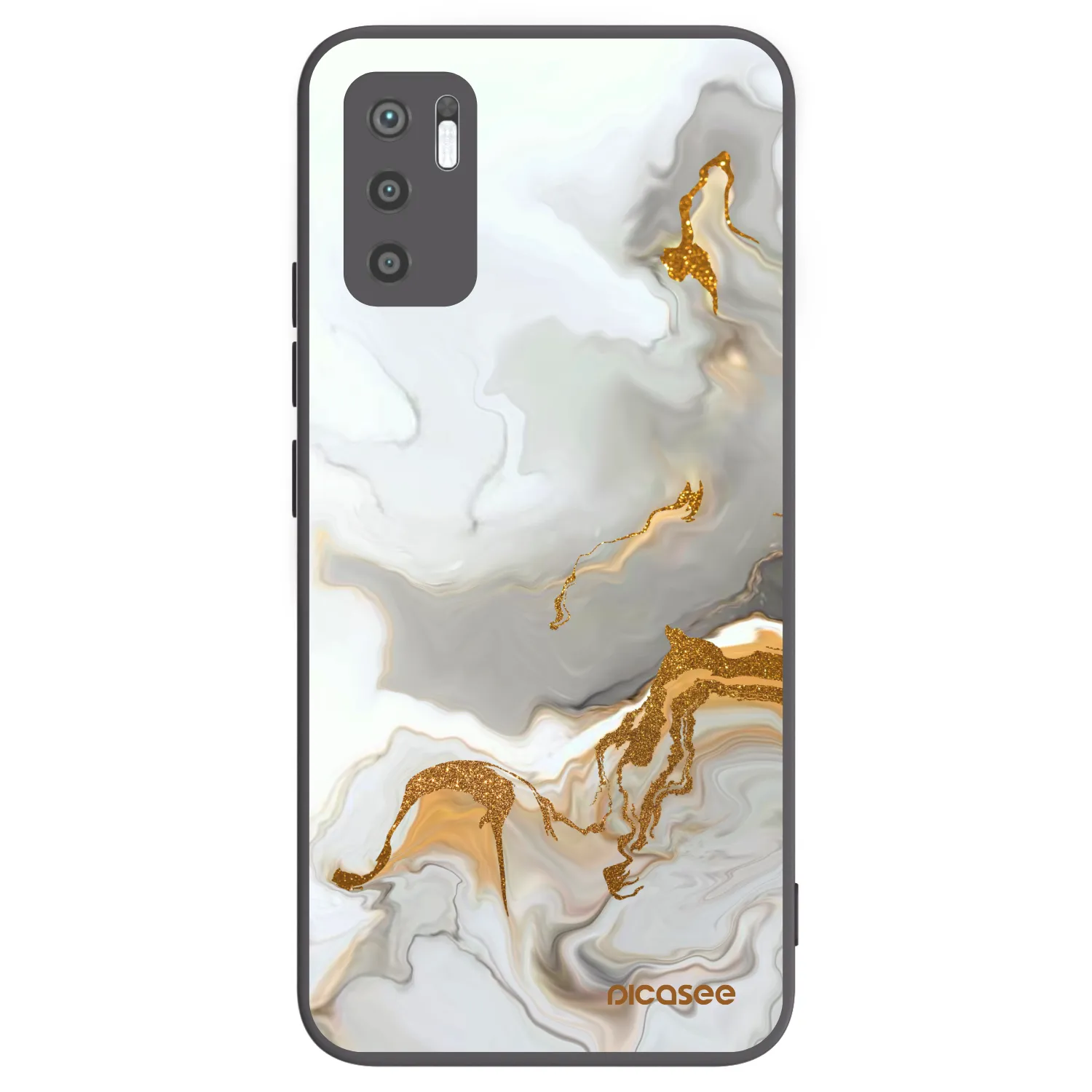 Picasee crna silikonska maskica za Xiaomi Redmi Note 10 5G - Her