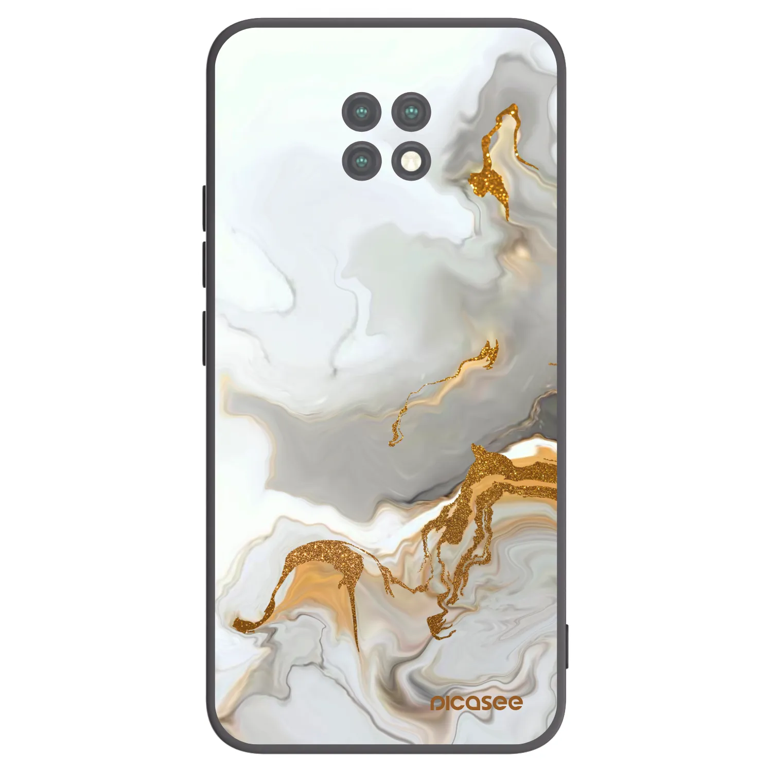 Picasee crna silikonska maskica za Xiaomi Redmi Note 9T - Her
