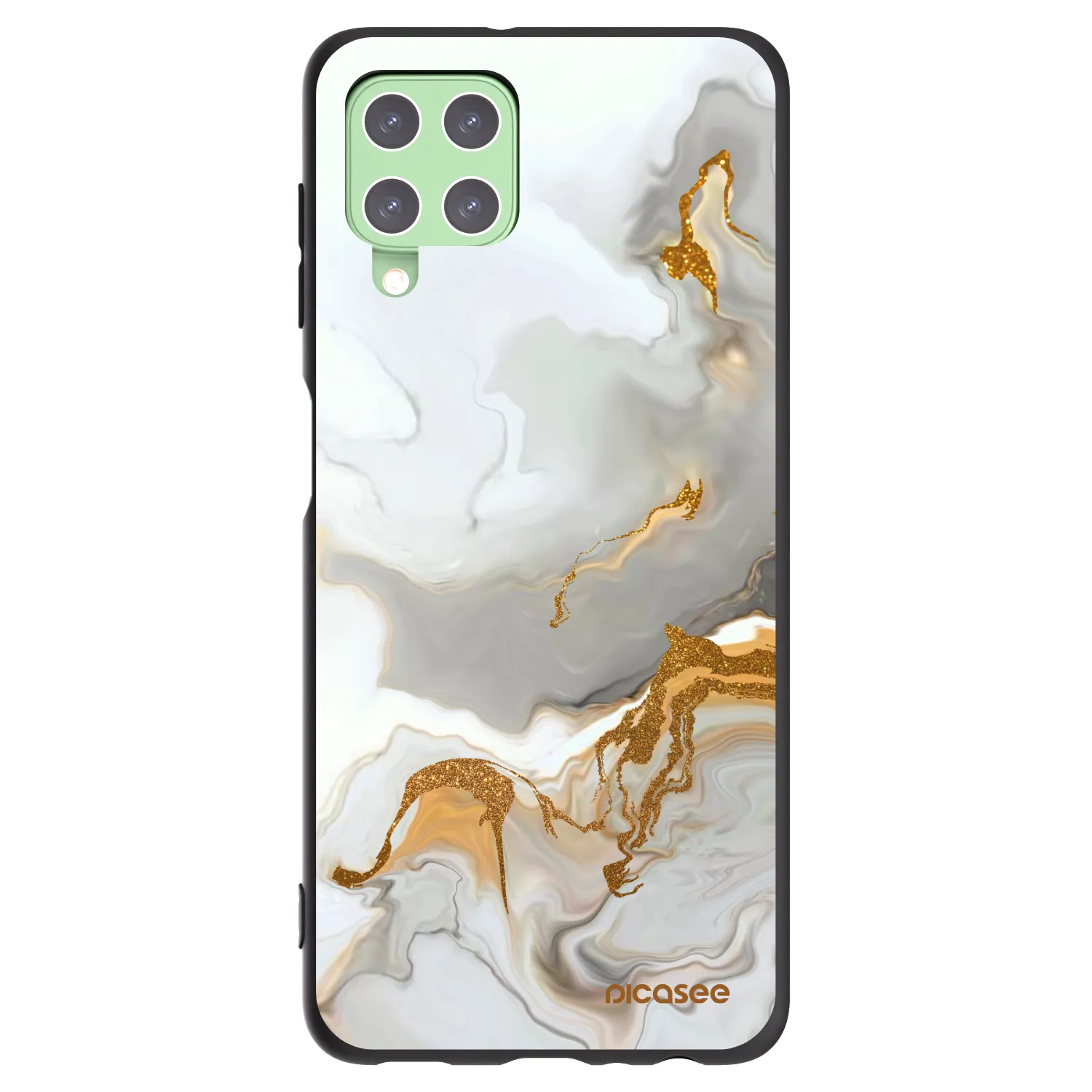 Picasee crna silikonska maskica za Samsung Galaxy A22 A225F 4G - Her