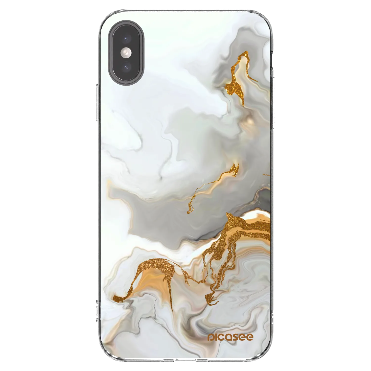 Picasee silikonska prozirna maskica za Apple iPhone XS Max - Her