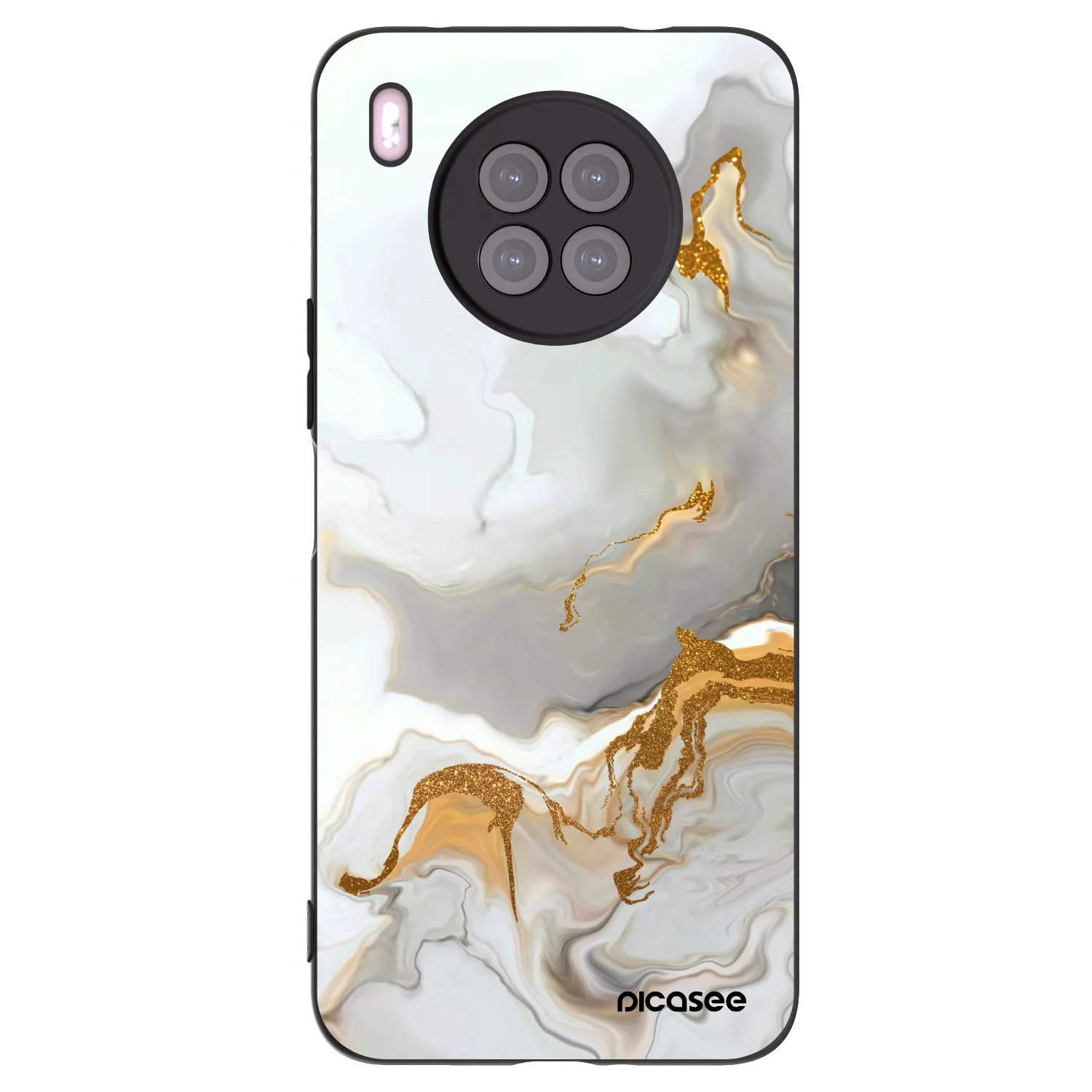 Picasee crna silikonska maskica za Huawei Nova 8i - Her