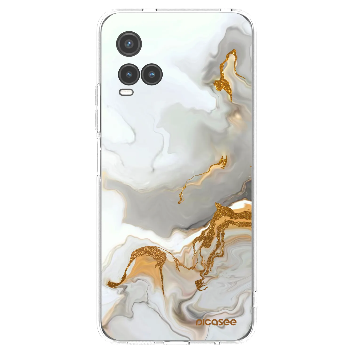 Picasee silikonska prozirna maskica za Vivo Y33s - Her