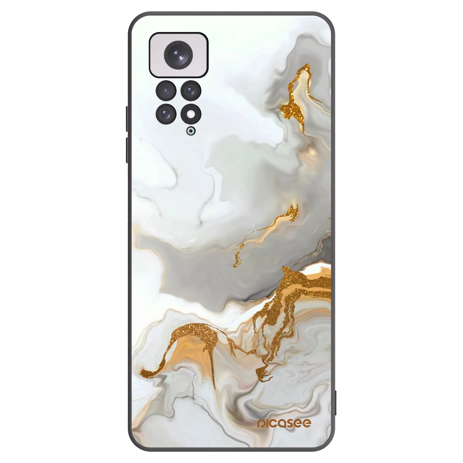 Picasee crna silikonska maskica za Xiaomi Redmi Note 11 - Her