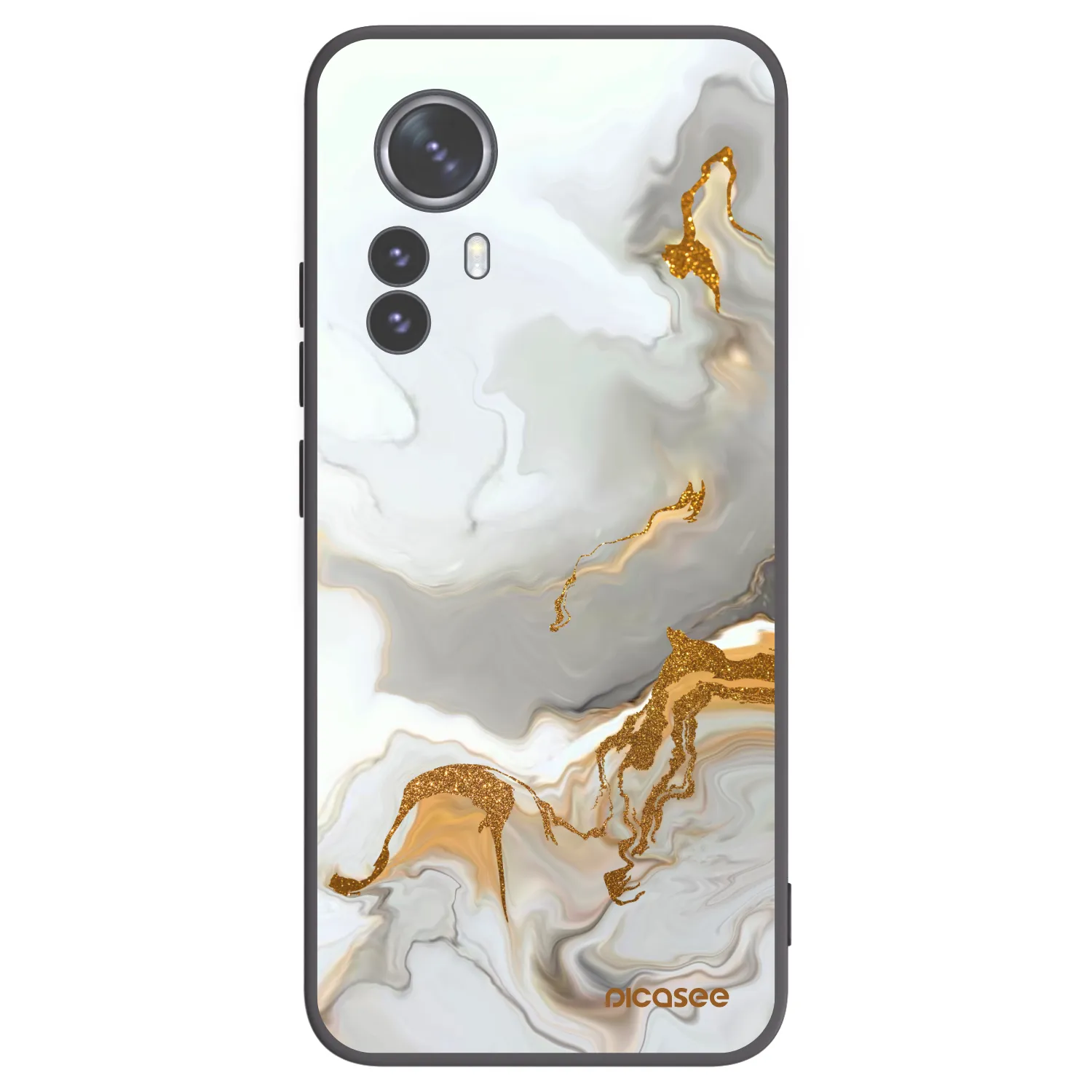 Picasee crna silikonska maskica za Xiaomi 12 Pro - Her