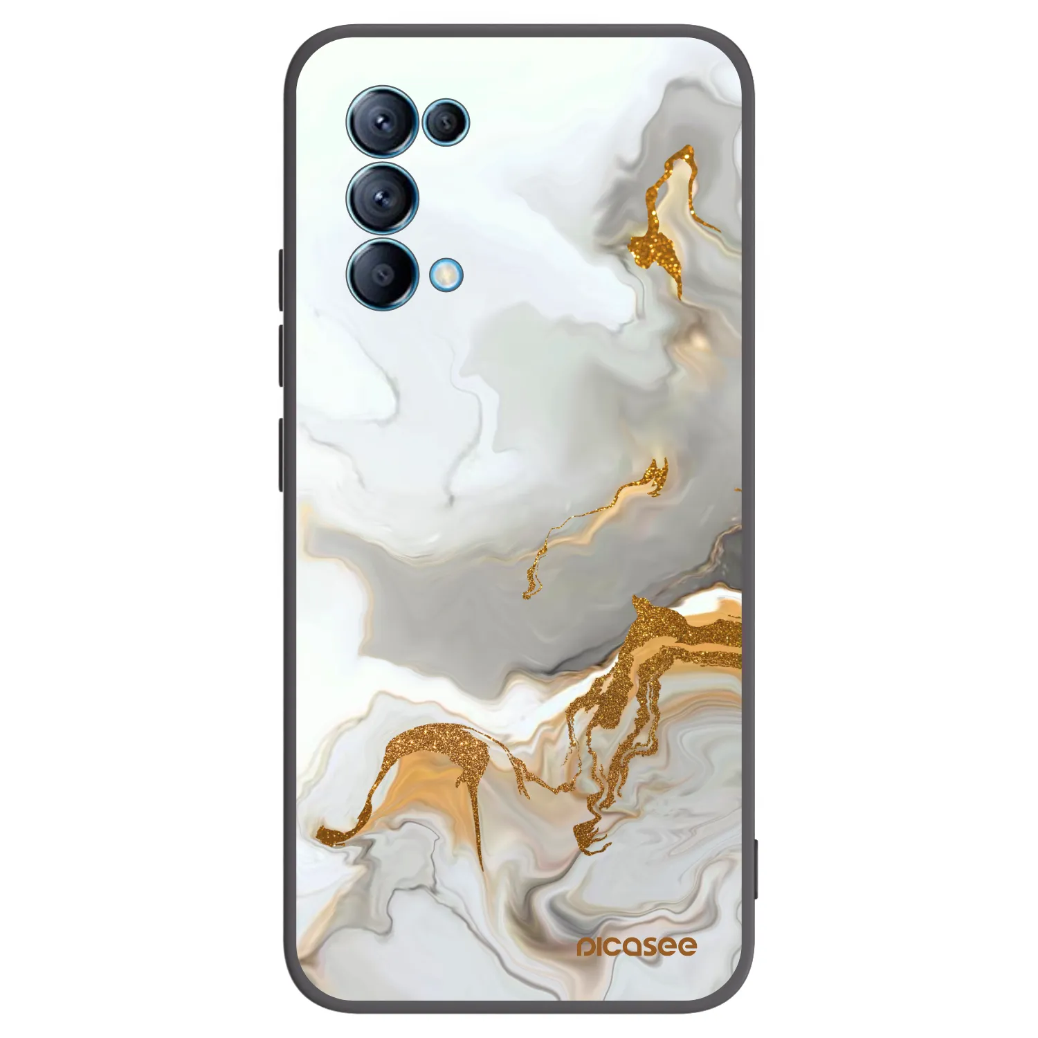 Picasee crna silikonska maskica za OPPO Reno 5 5G - Her