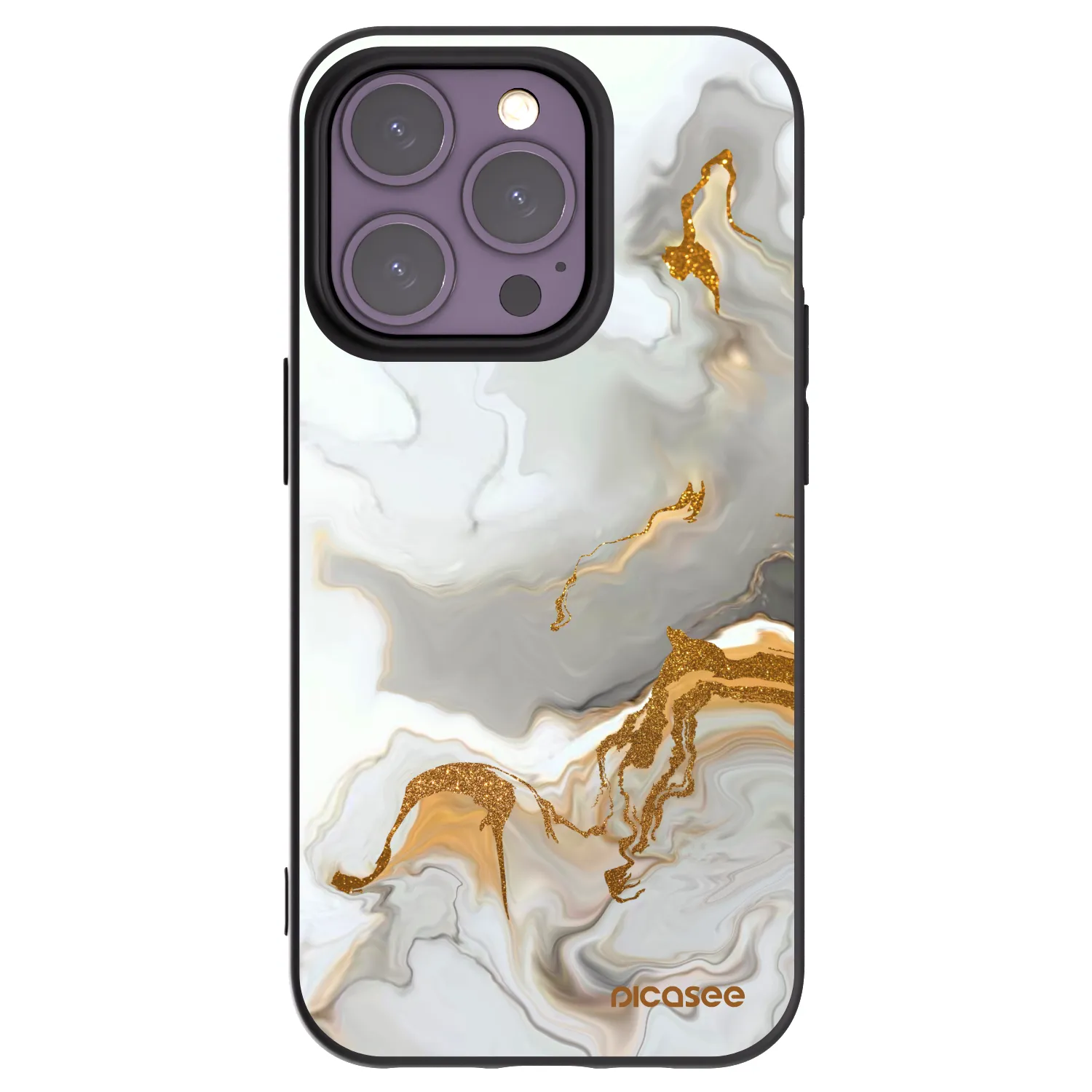 Picasee crna silikonska maskica za Apple iPhone 14 Pro - Her