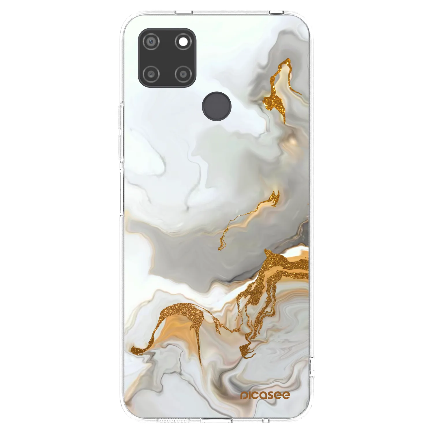 Picasee silikonska prozirna maskica za Realme C21Y - Her