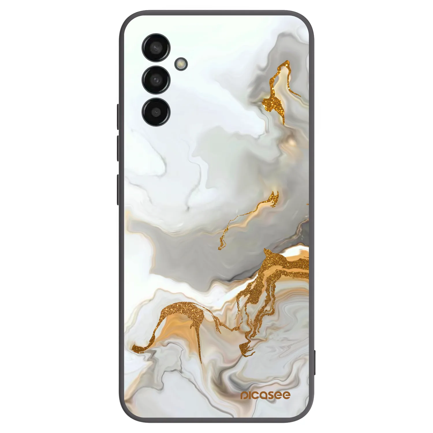 Picasee crna silikonska maskica za Samsung Galaxy M13 M135F - Her