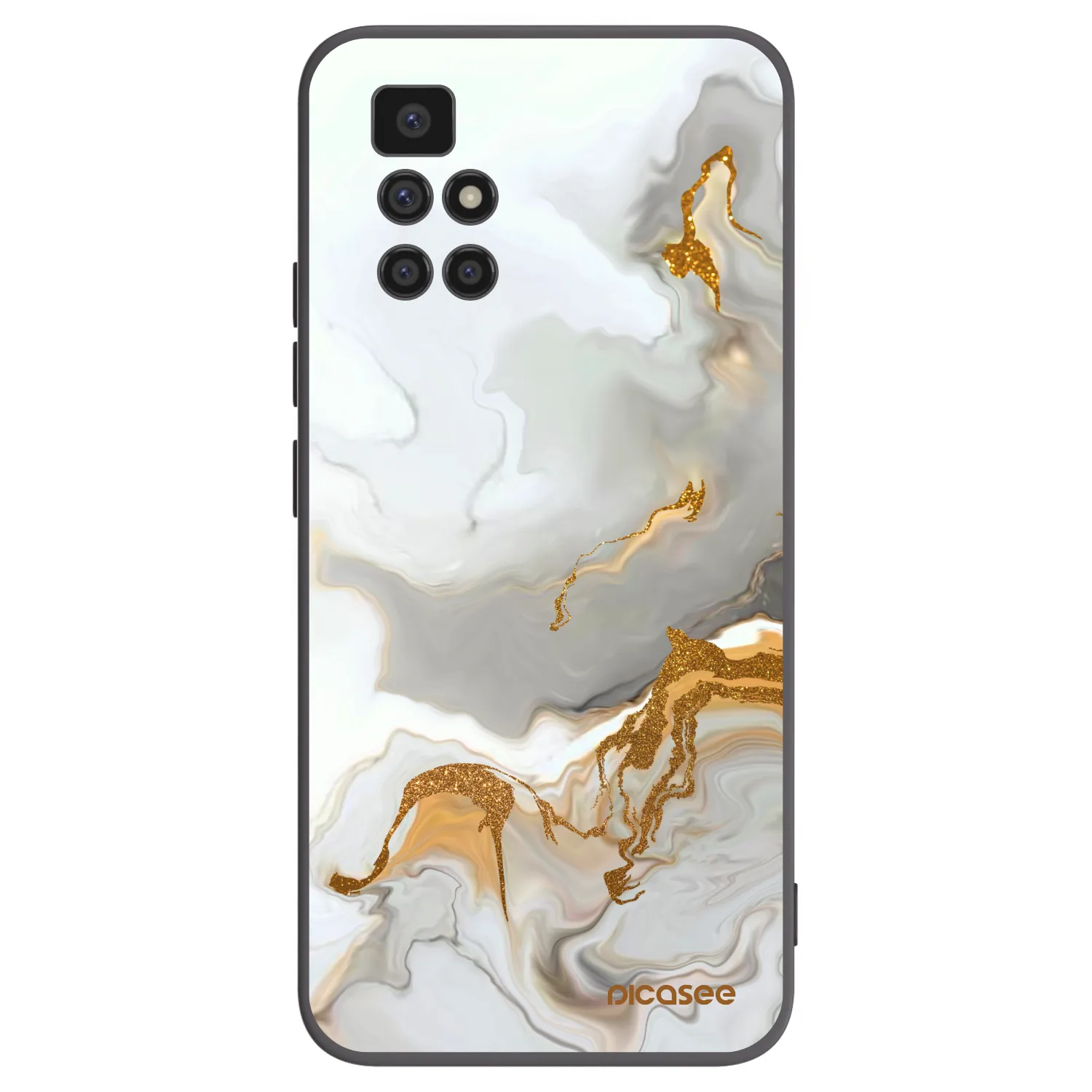 Picasee crna silikonska maskica za Xiaomi Redmi 10 (2022) - Her
