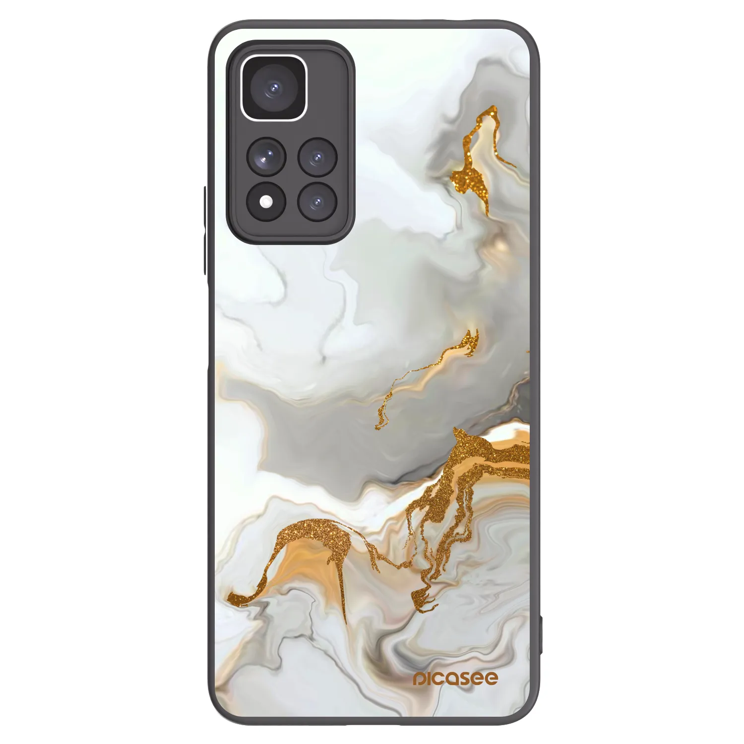 Picasee crna silikonska maskica za Xiaomi Redmi Note 11 Pro+ 5G - Her
