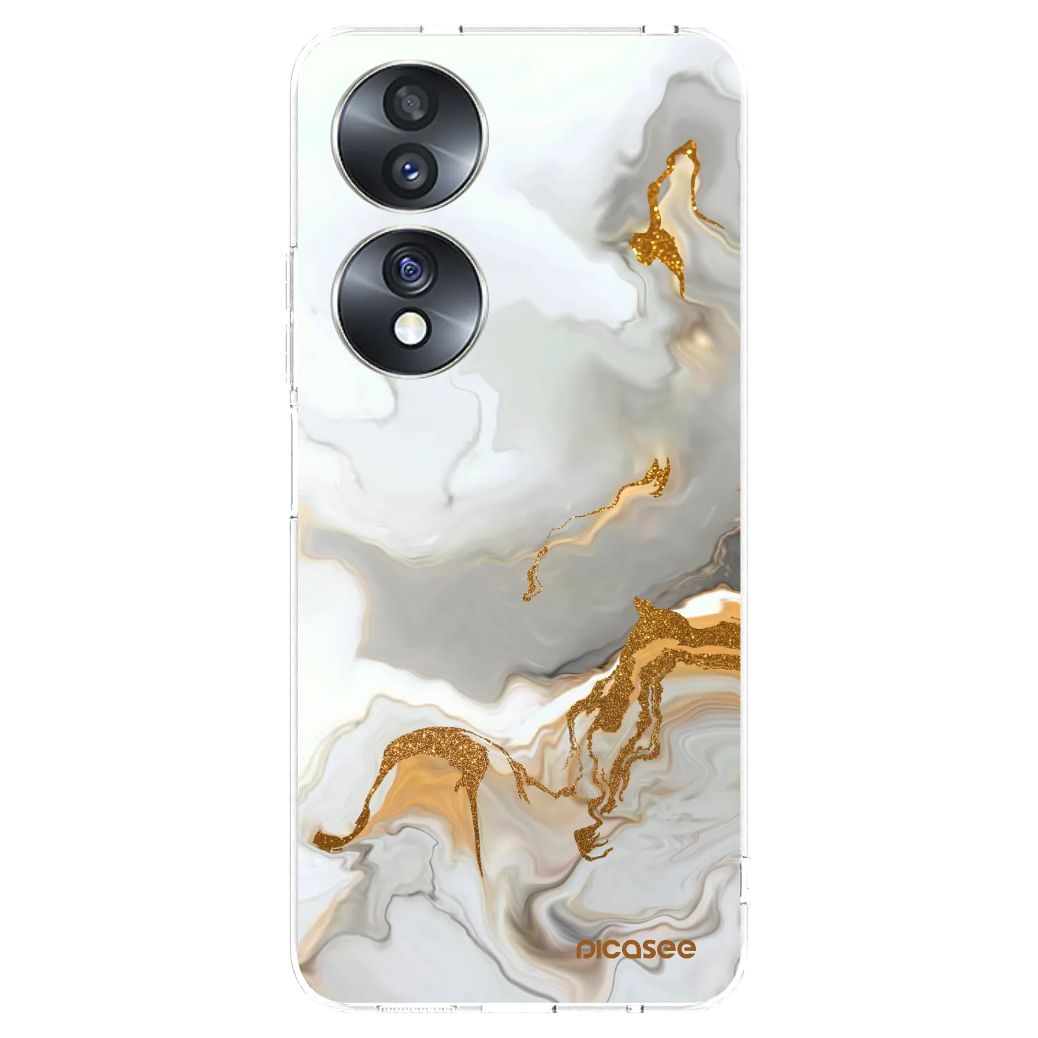 Picasee silikonska prozirna maskica za Honor 70 - Her