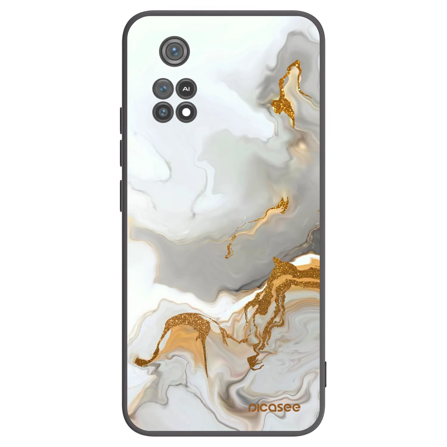 Picasee crna silikonska maskica za Xiaomi Poco M4 Pro - Her