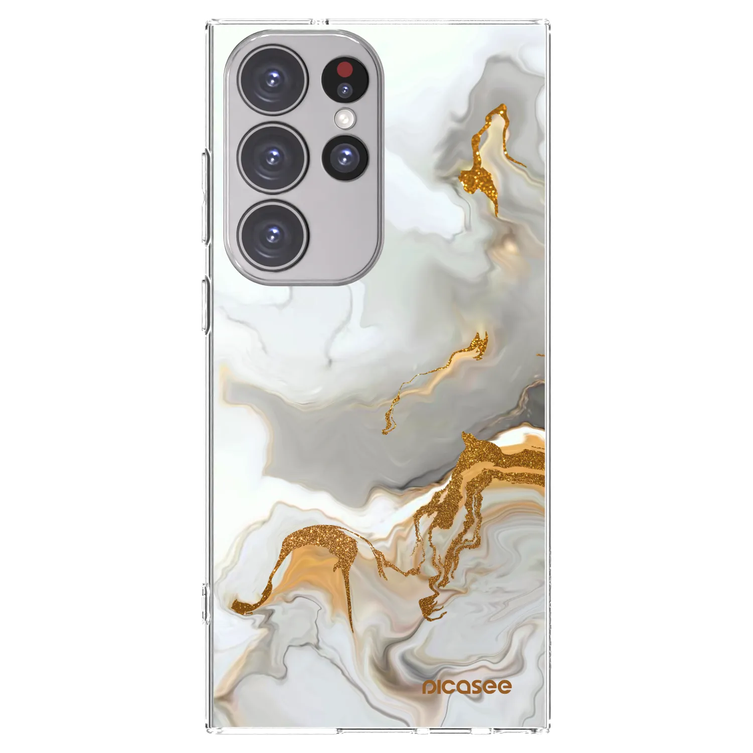 Picasee silikonska prozirna maskica za Samsung Galaxy S23 Ultra 5G - Her