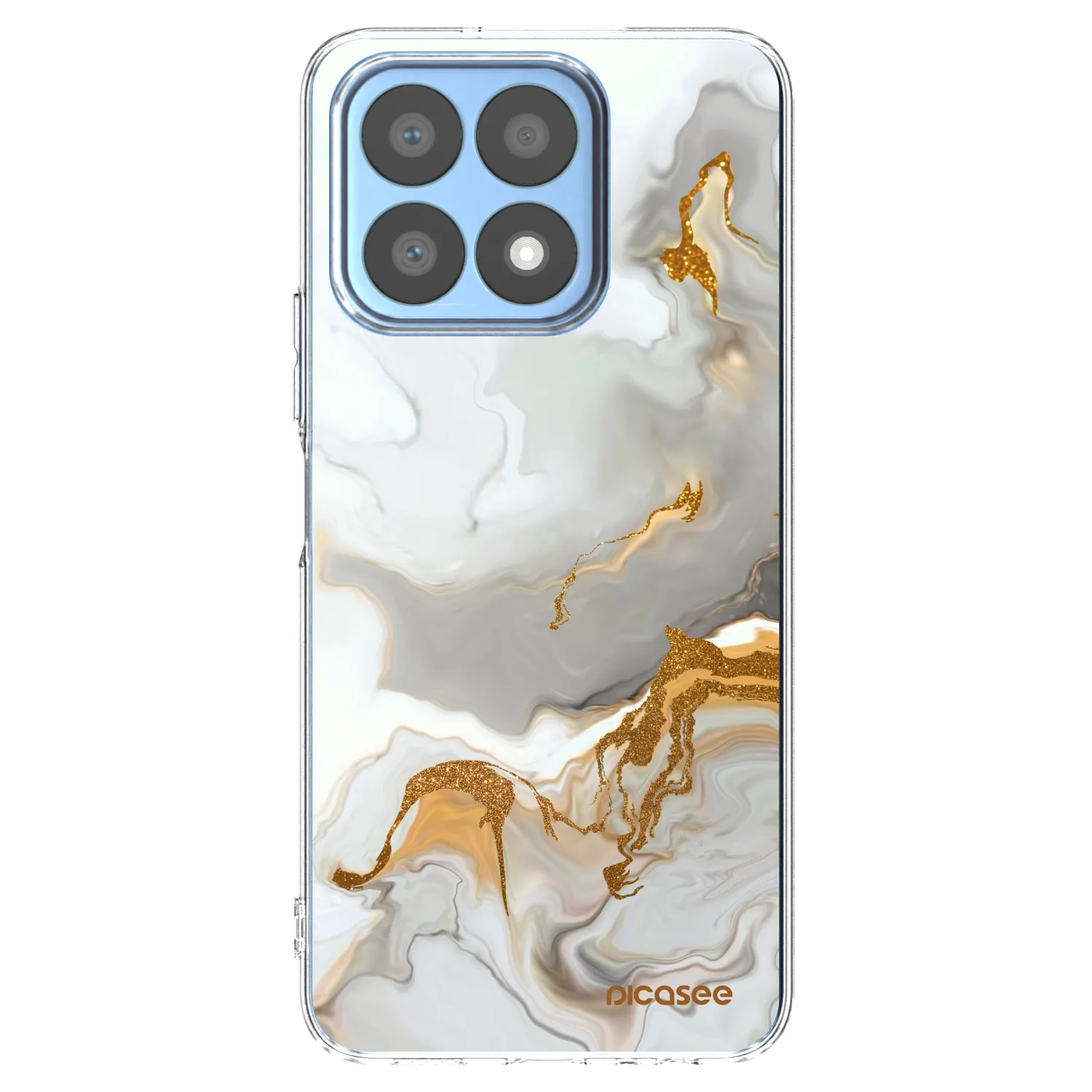 Picasee silikonska prozirna maskica za Honor X8a - Her