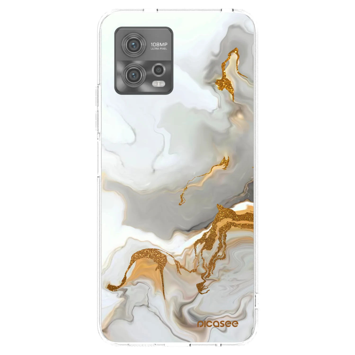 Picasee silikonska prozirna maskica za Motorola Moto G72 - Her