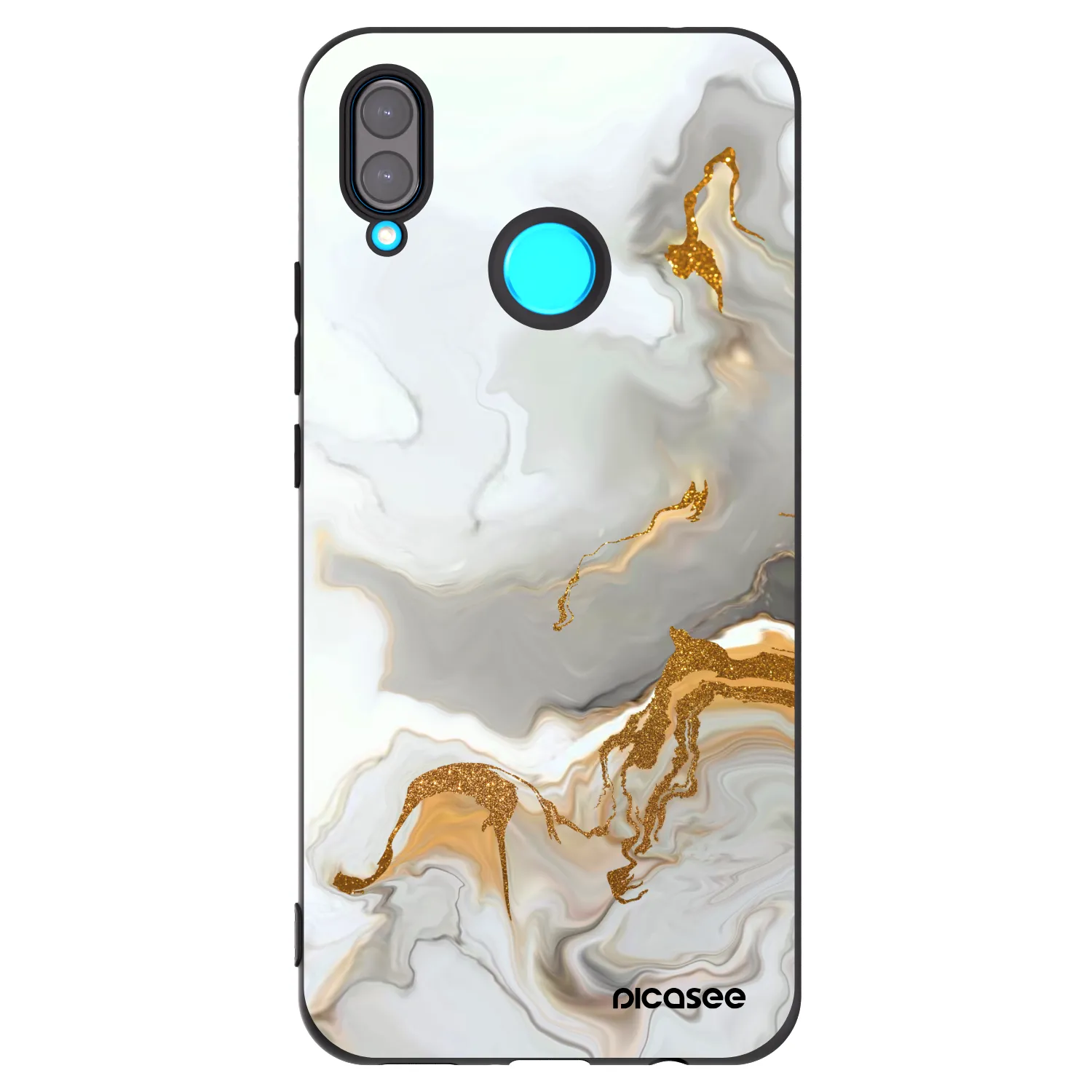 Picasee crna silikonska maskica za Huawei Nova 3i - Her