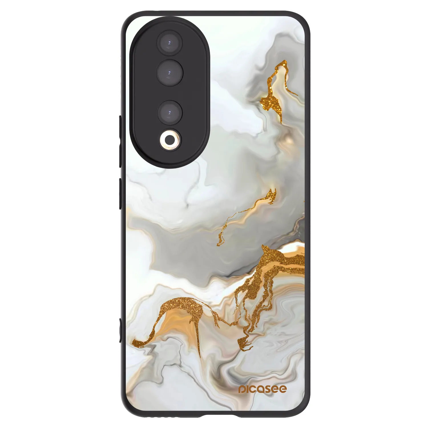 Picasee crna silikonska maskica za Honor 90 5G - Her