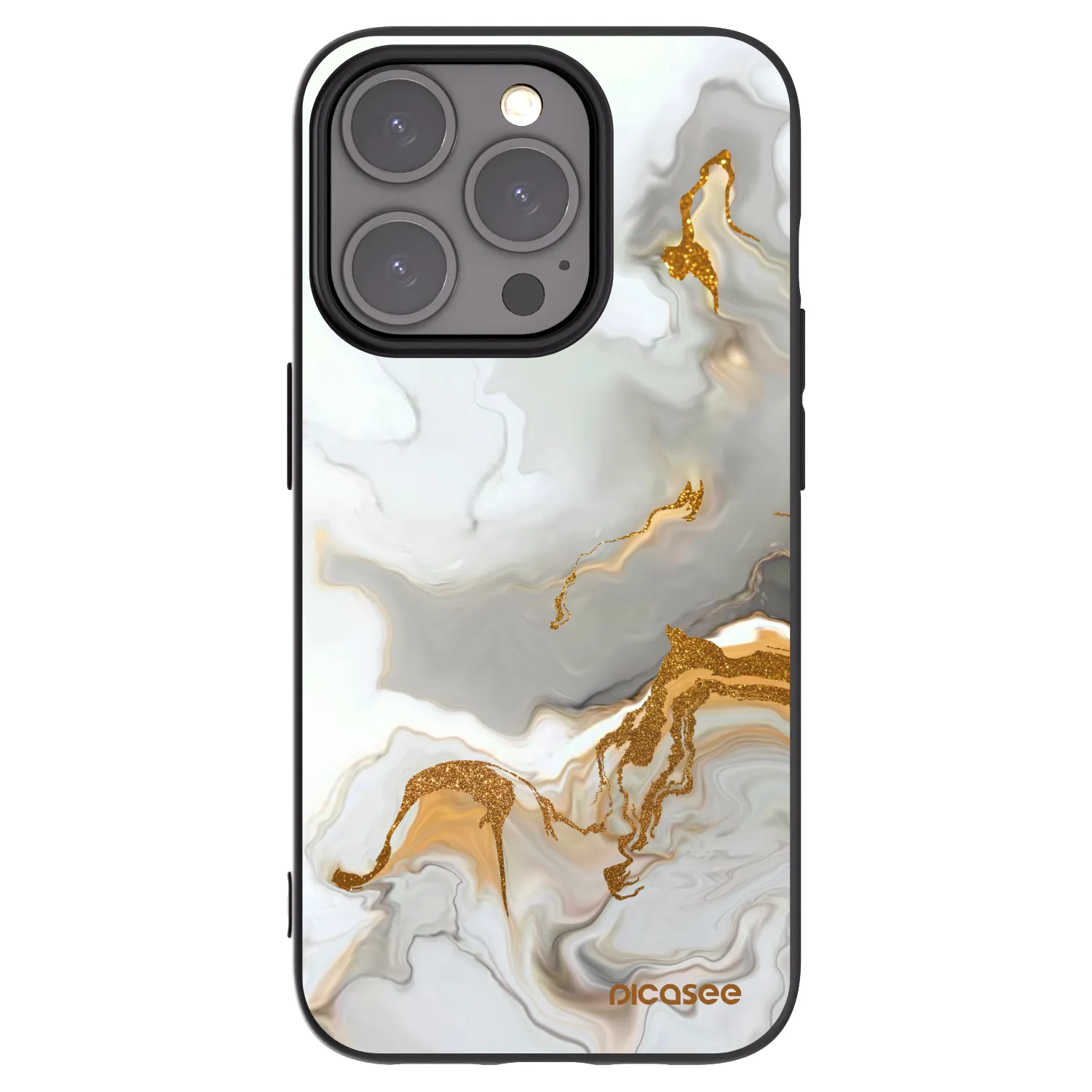 Picasee crna silikonska maskica za Apple iPhone 15 Pro - Her