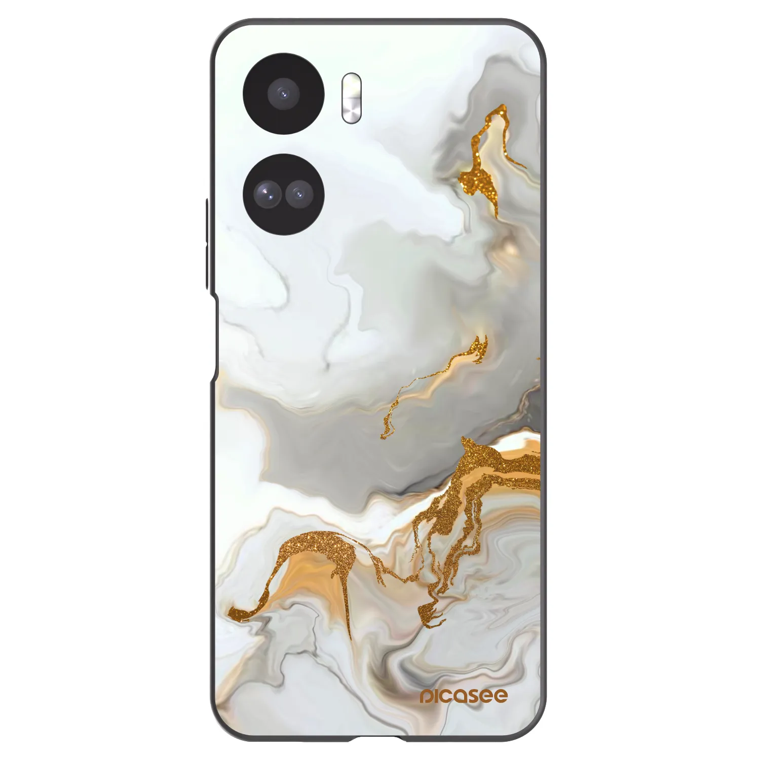 Picasee crna silikonska maskica za Honor 90 Lite 5G - Her