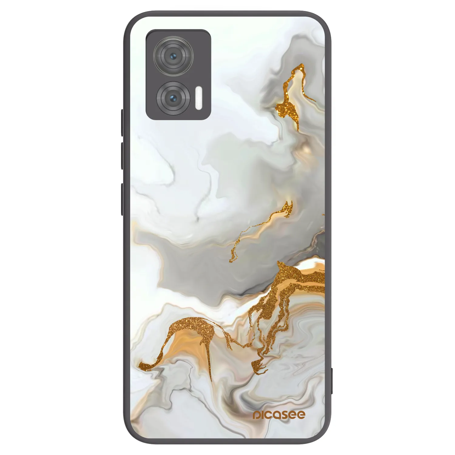 Picasee crna silikonska maskica za Motorola Edge 30 Neo - Her