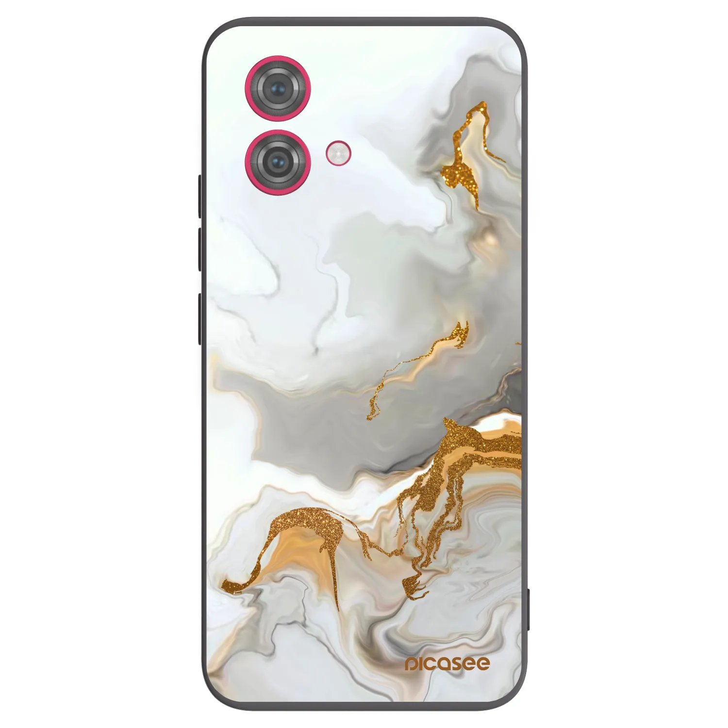 Picasee crna silikonska maskica za Motorola Moto G84 5G - Her