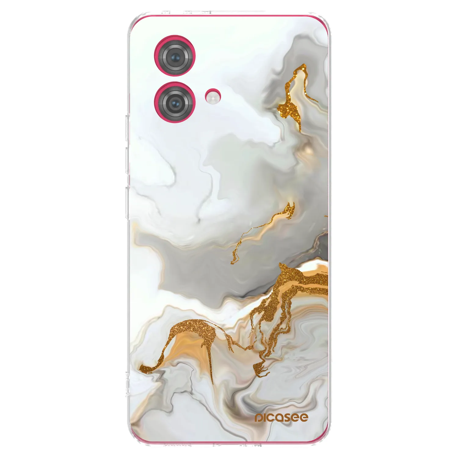 Picasee silikonska prozirna maskica za Motorola Moto G84 5G - Her