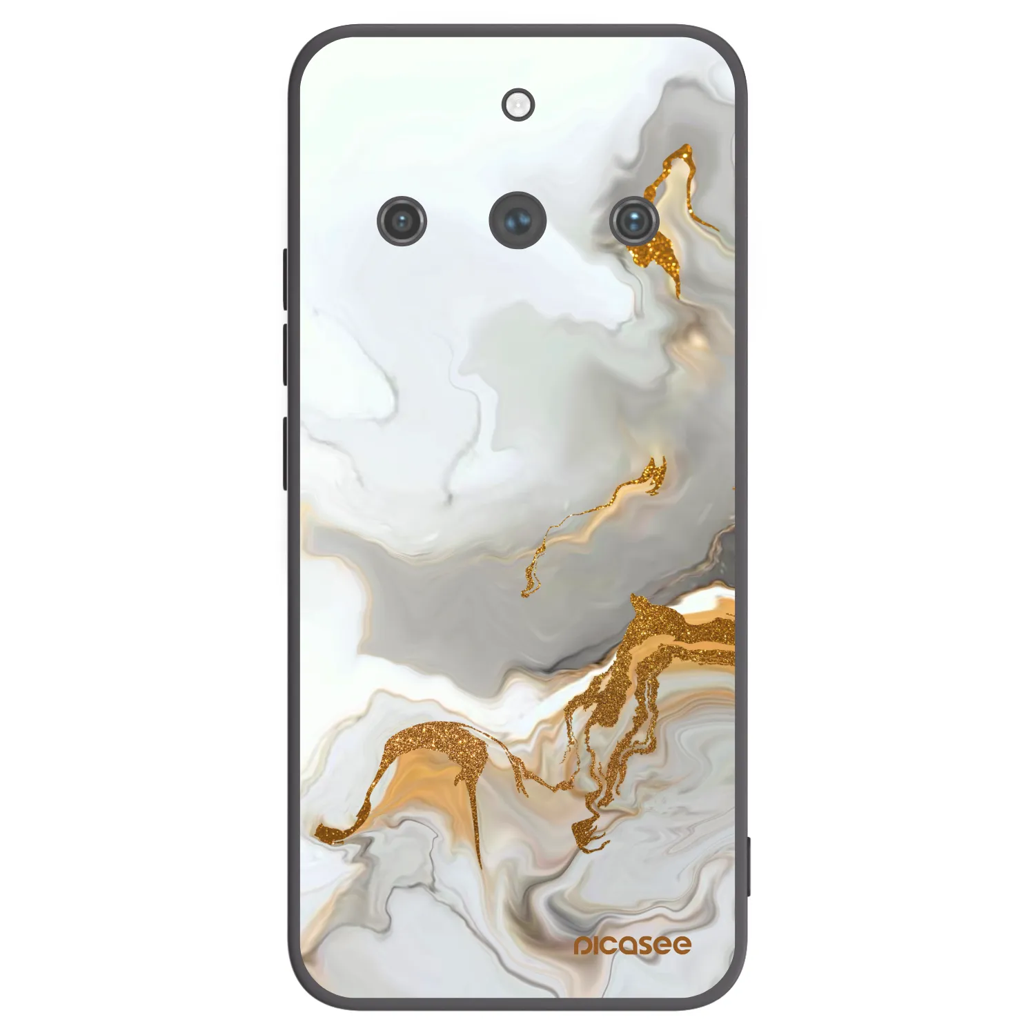 Picasee crna silikonska maskica za Realme 11 Pro+ - Her