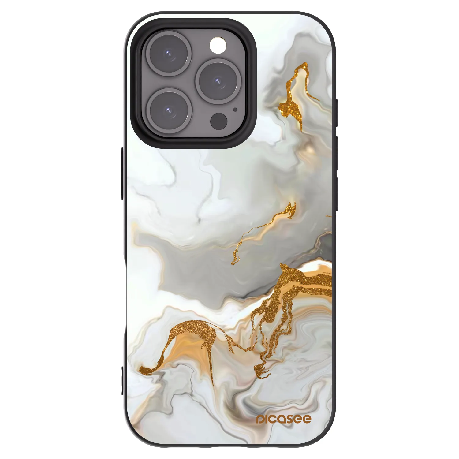 Picasee crna silikonska maskica za Apple iPhone 16 Pro - Her