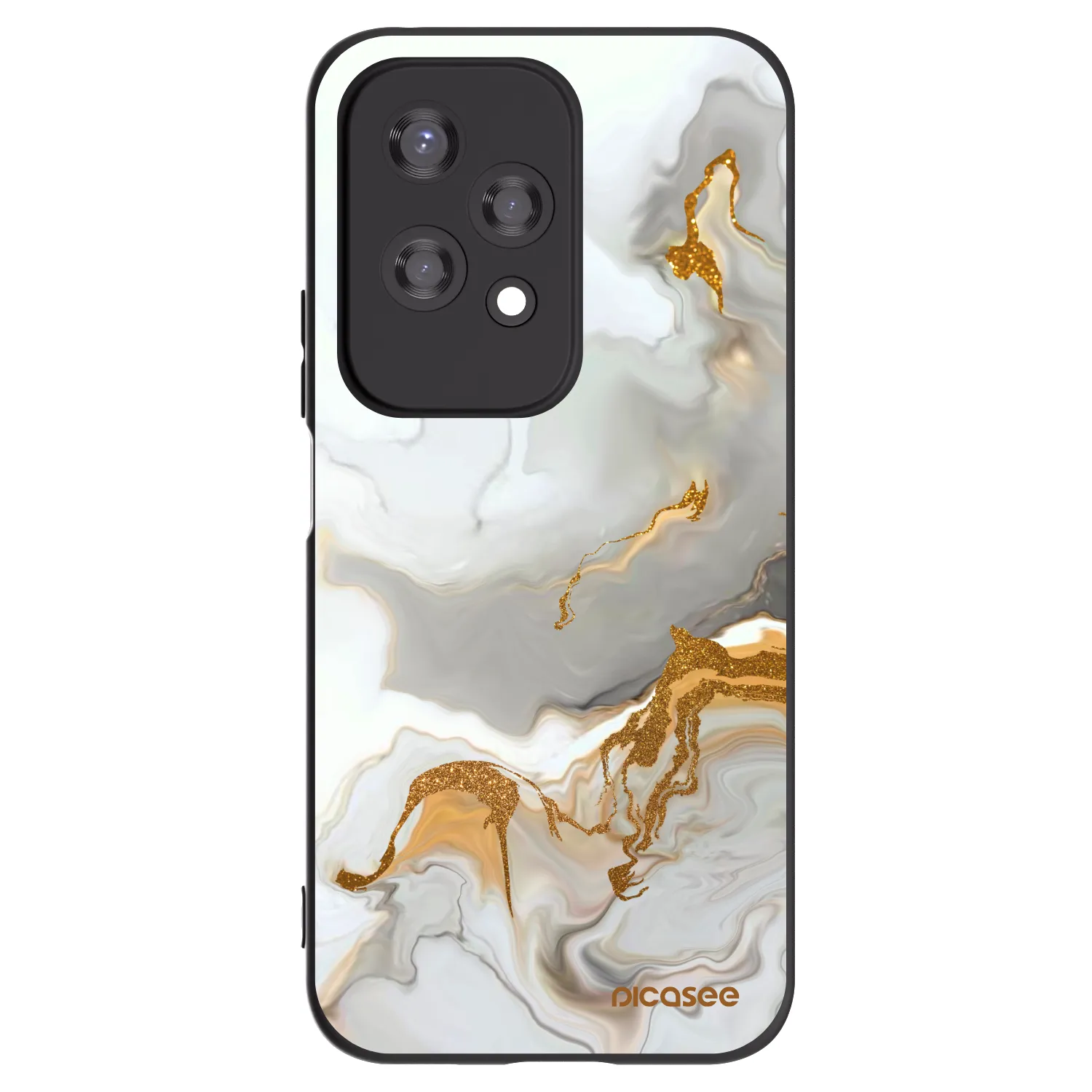 Picasee crna silikonska maskica za Honor 200 Lite - Her