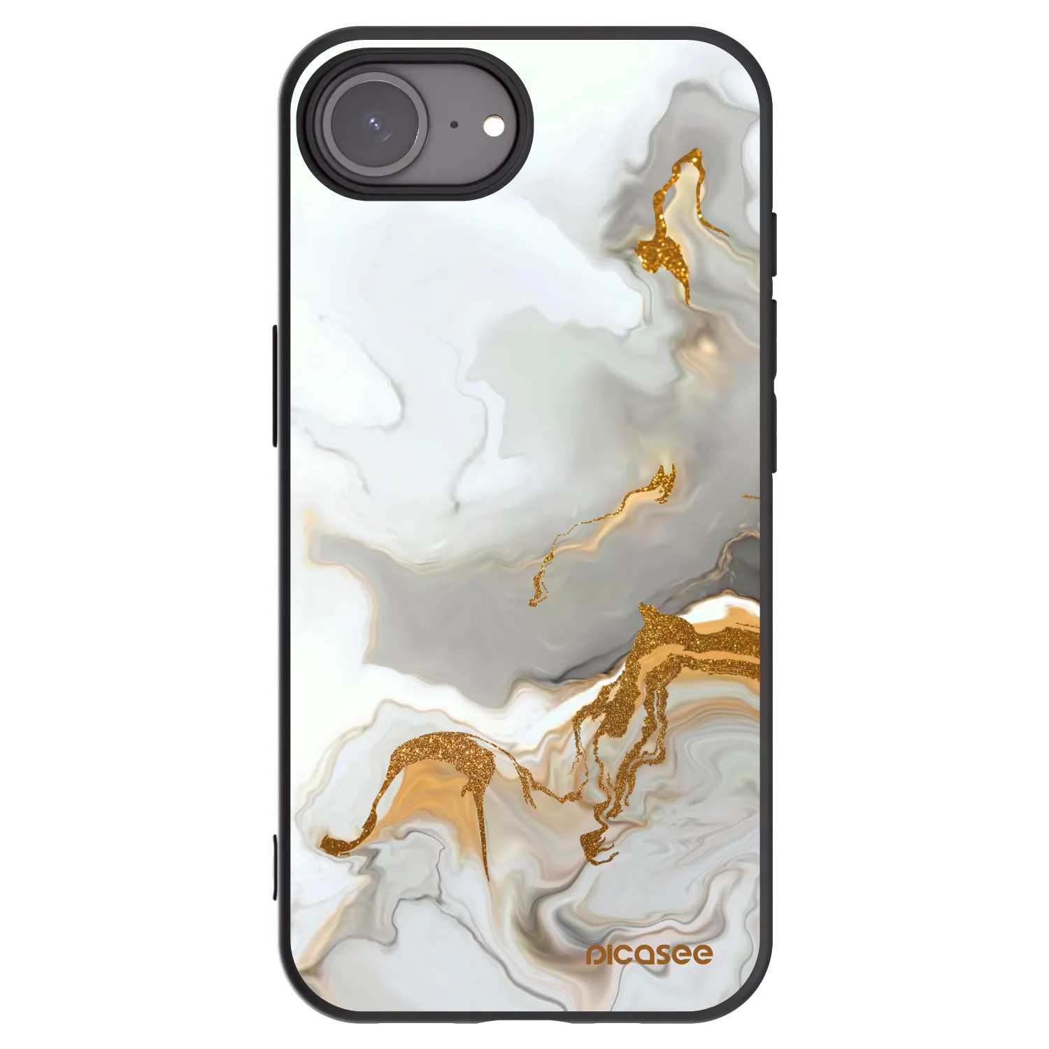 Picasee crna silikonska maskica za Apple iPhone 16e - Her