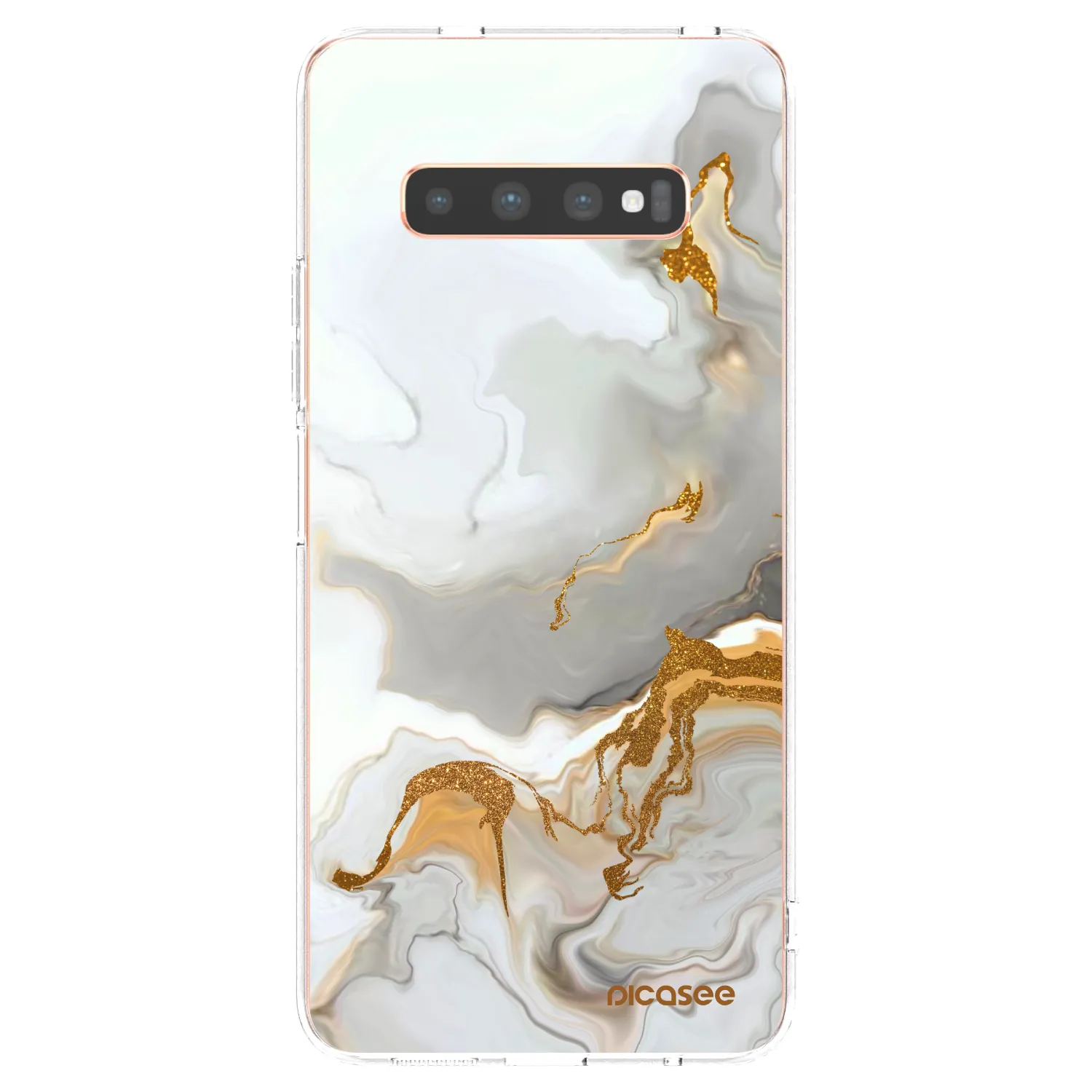 Picasee silikonska prozirna maskica za Samsung Galaxy S10 Plus G975 - Her