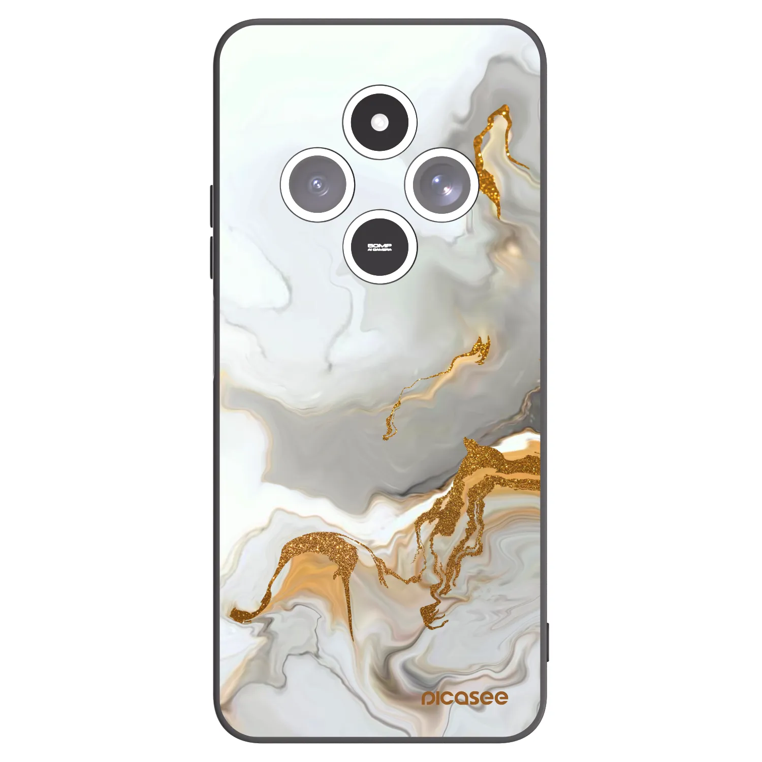 Picasee crna silikonska maskica za Xiaomi Redmi 14C - Her