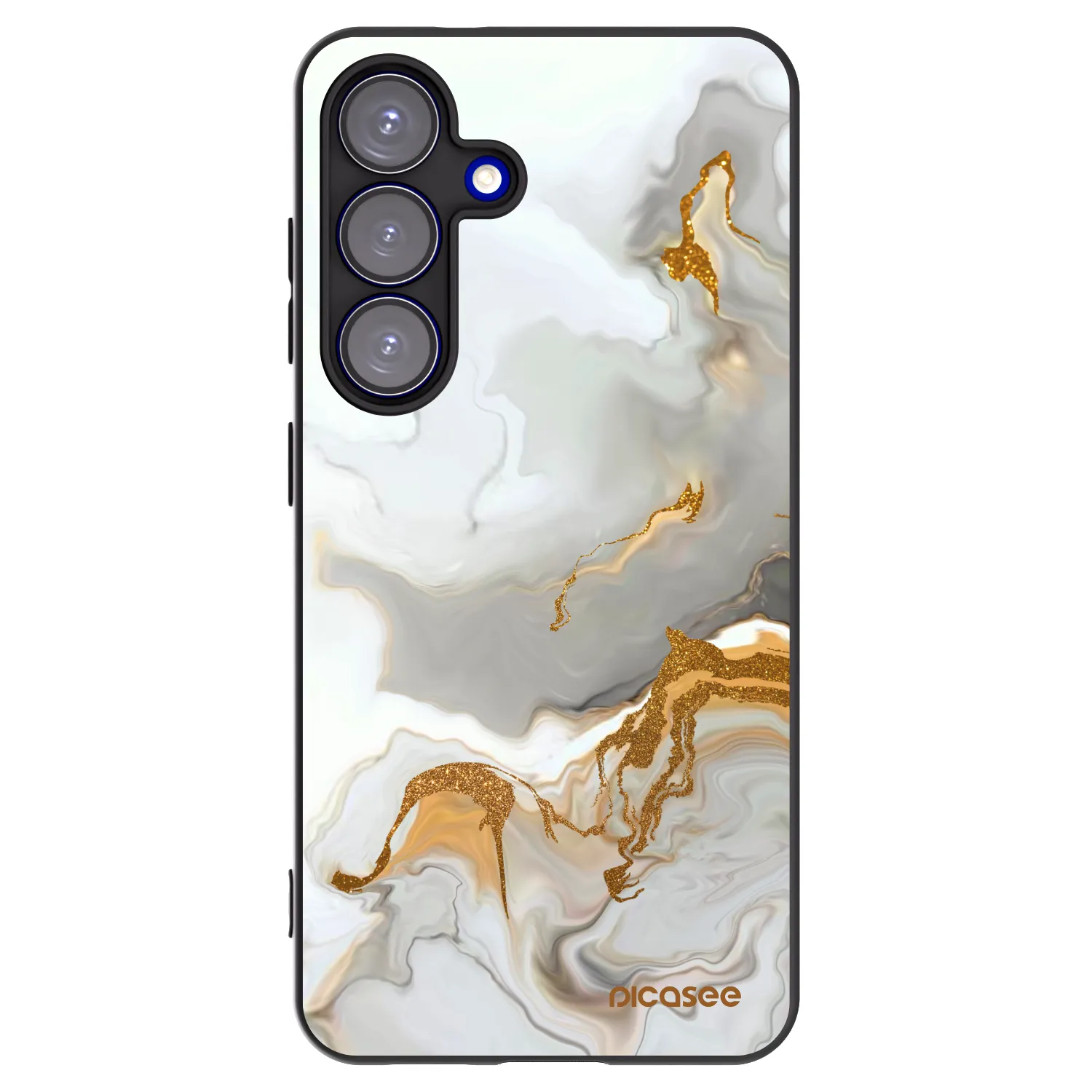 Picasee crna silikonska maskica za Samsung Galaxy S25 5G - Her