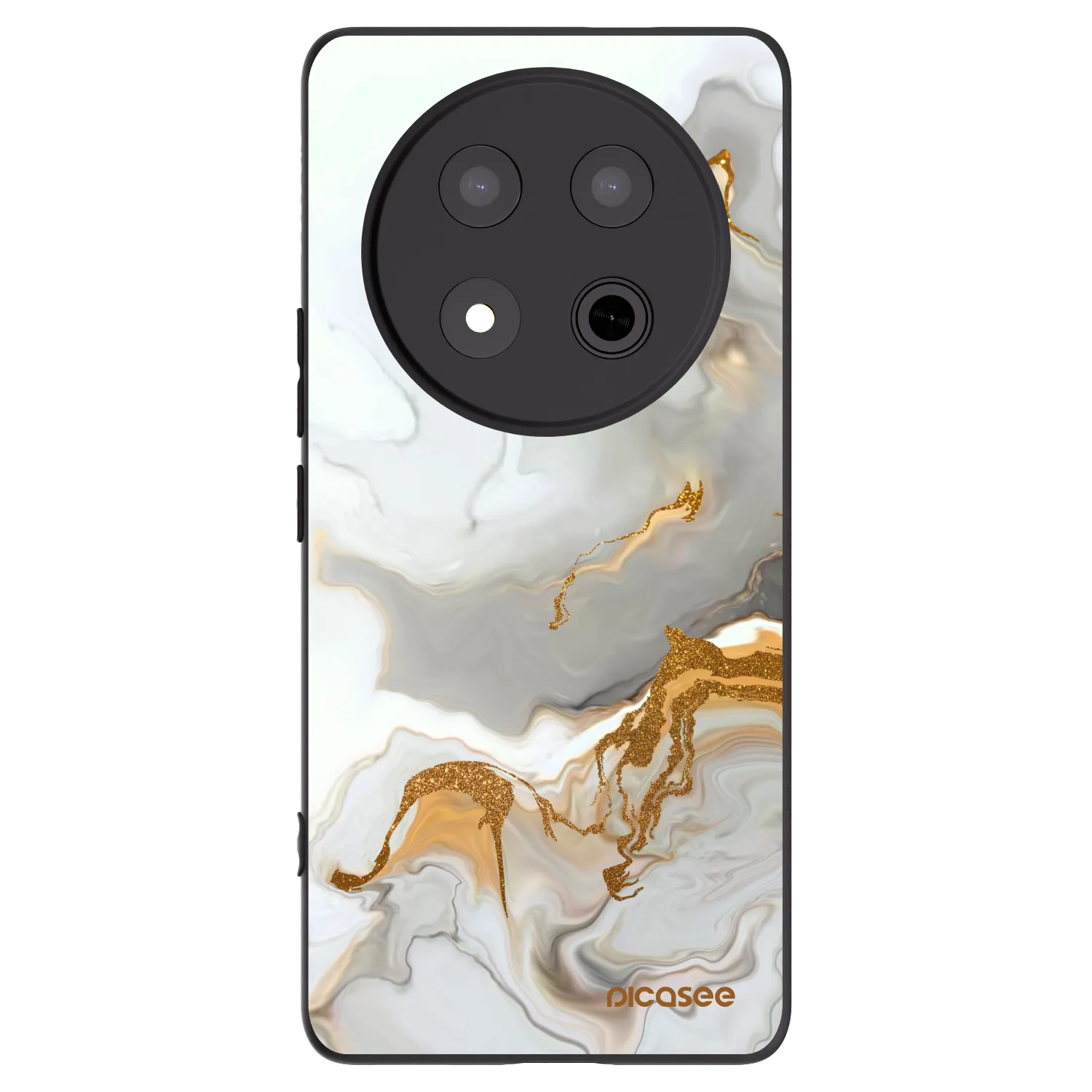 Picasee crna silikonska maskica za Honor Magic7 Lite 5G - Her