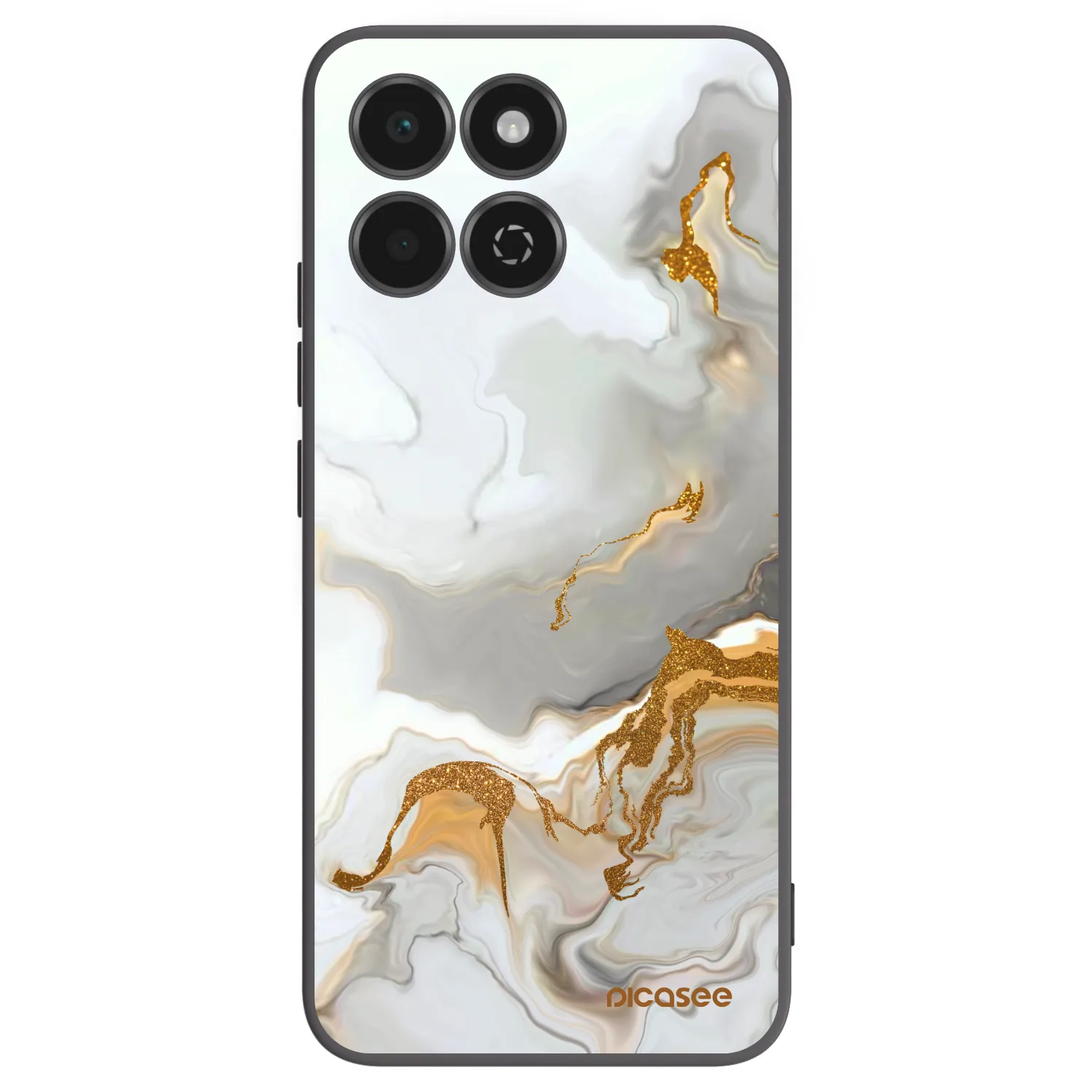 Picasee crna silikonska maskica za Honor 200 Smart 5G - Her