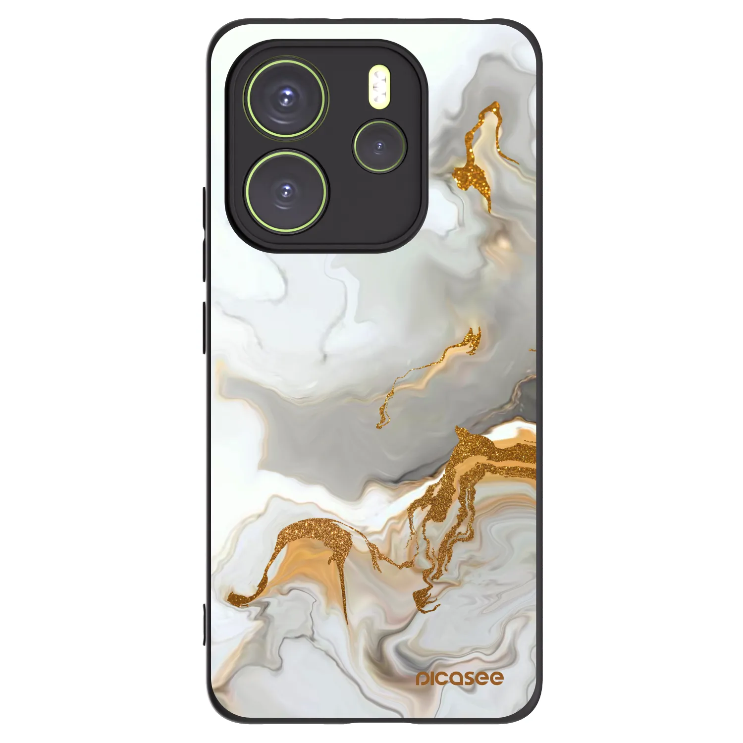 Picasee crna silikonska maskica za Xiaomi Redmi Note 14 4G - Her