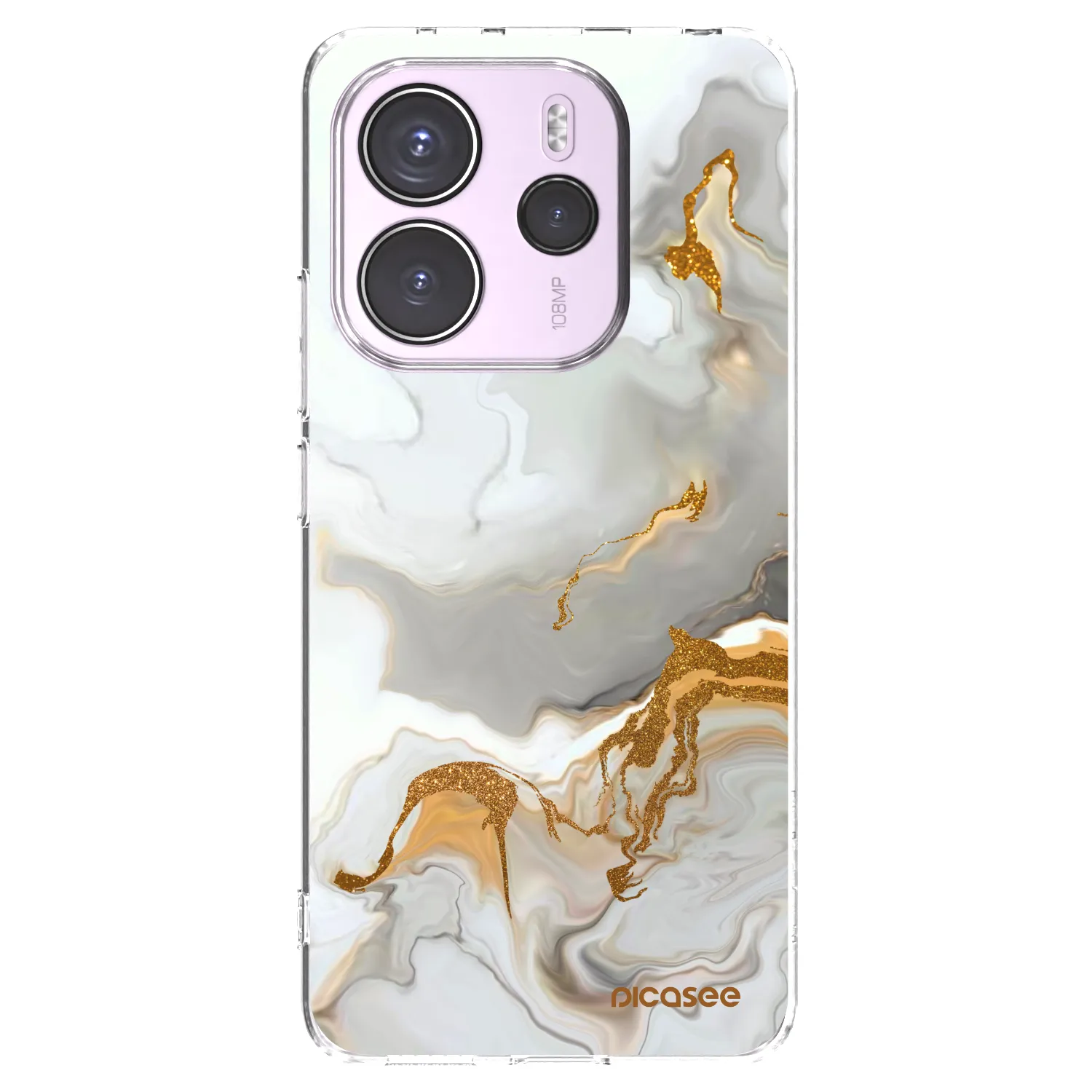 Picasee silikonska prozirna maskica za Xiaomi Redmi Note 14 4G - Her