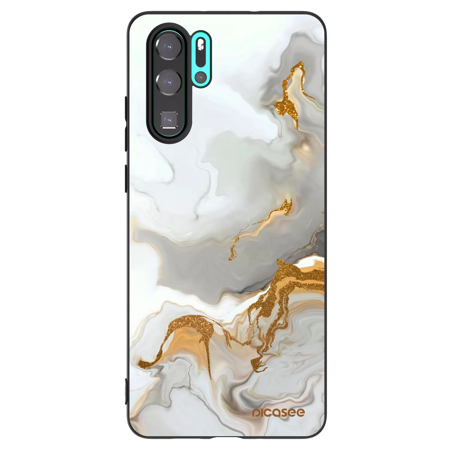 Picasee crna silikonska maskica za Huawei P30 Pro - Her