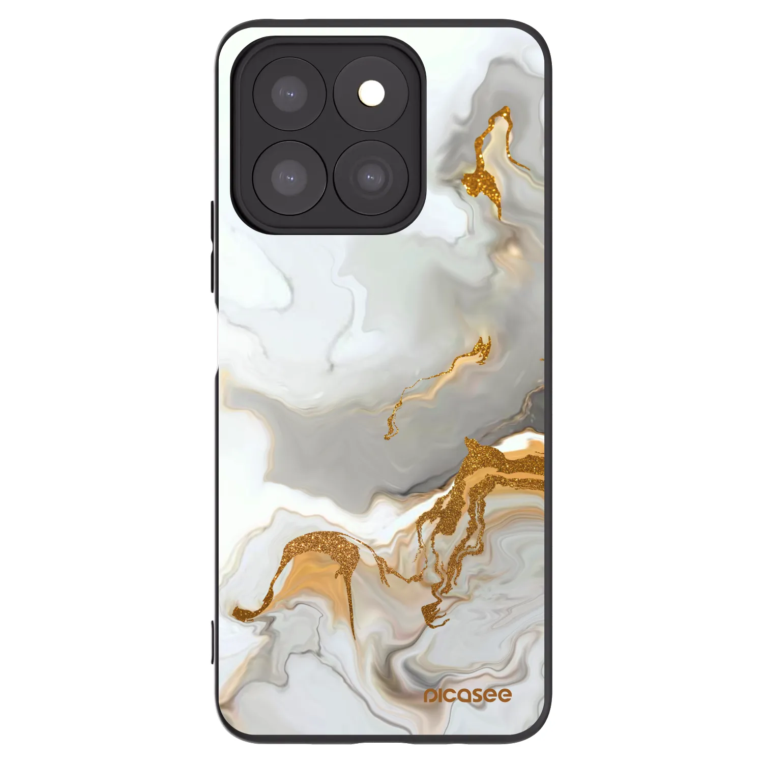 Picasee crna silikonska maskica za Honor X8c - Her