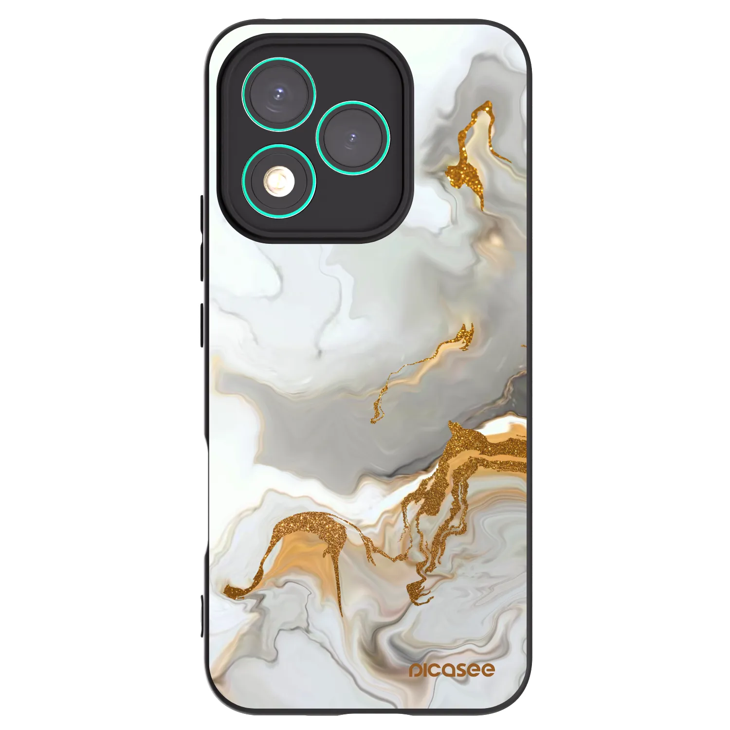 Picasee crna silikonska maskica za Honor 400 Lite 5G - Her