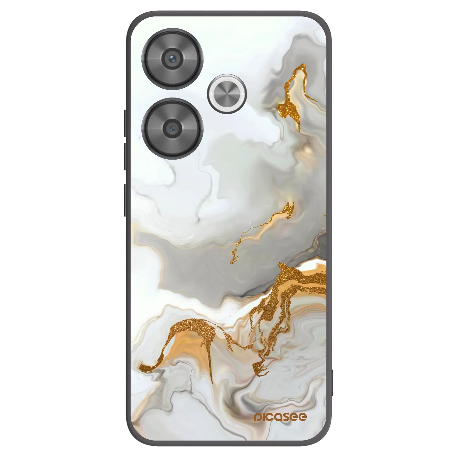 Picasee crna silikonska maskica za Xiaomi Poco F6 - Her