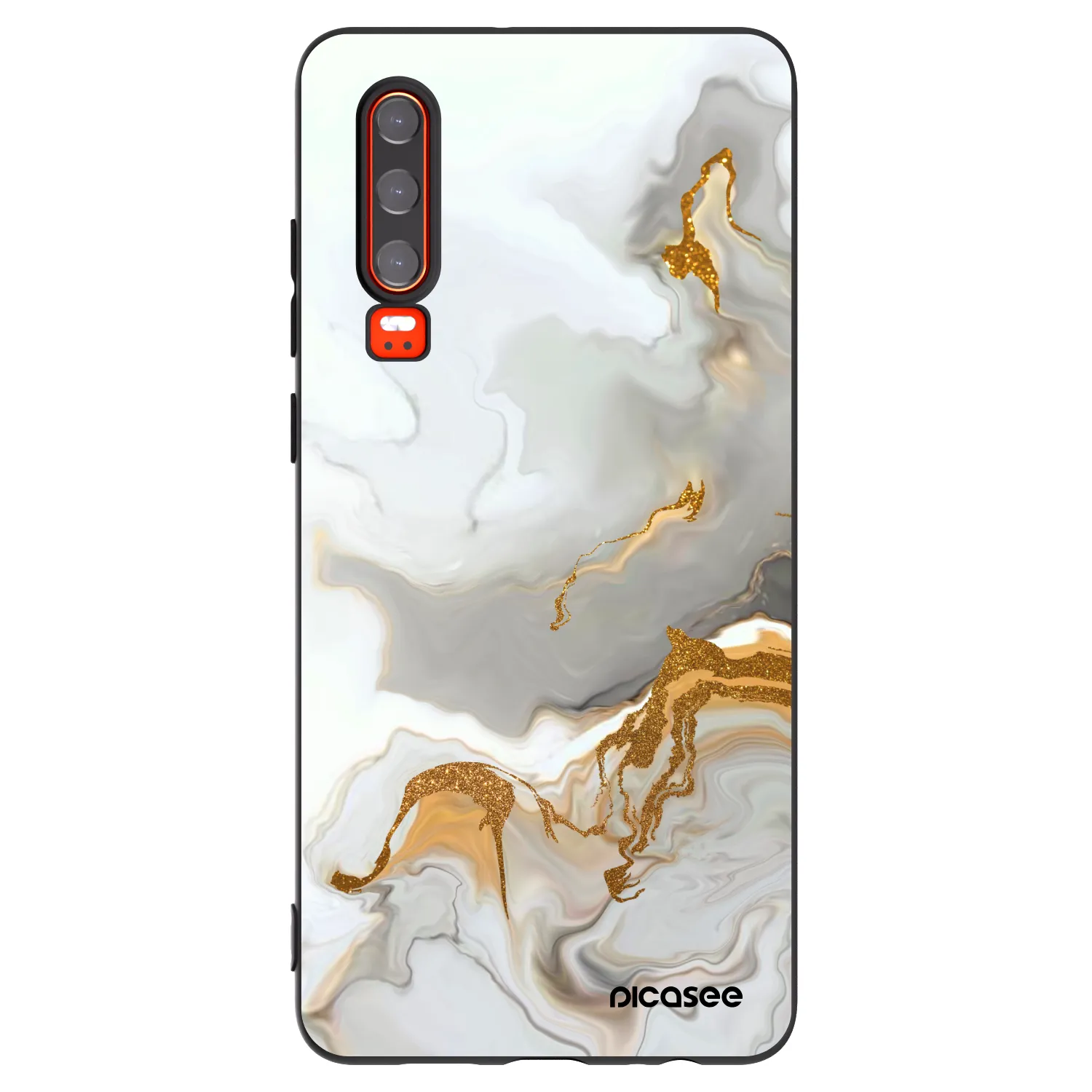 Picasee crna silikonska maskica za Huawei P30 - Her