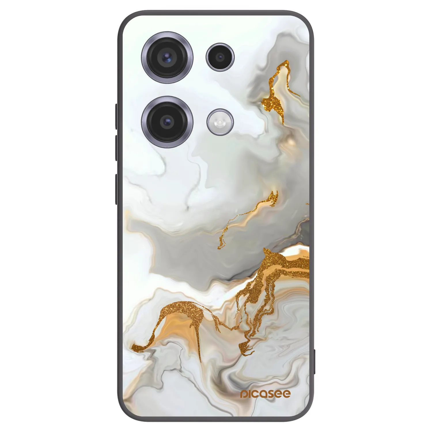 Picasee crna silikonska maskica za Xiaomi Redmi Note 14S - Her